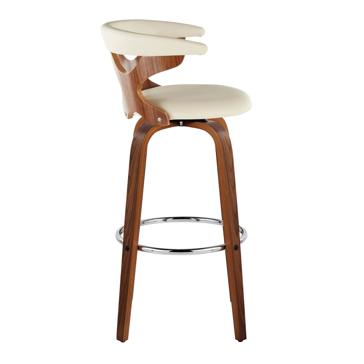 Gardenia 30" Fixed-Height Barstool - Set of 2 By LumiSource - B30-GARDPU-GRTZR2 WLWLCR2 | Bar Stools | Modishstore - 7