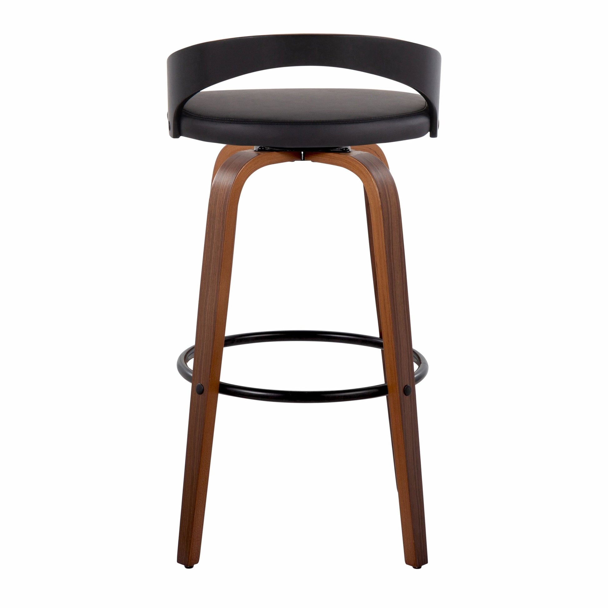 Grotto 30" Fixed-Height Barstool - Set of 2 By LumiSource - B30-GROTTOPU-GRTZR2 NANABN2 | Bar Stools | Modishstore - 50