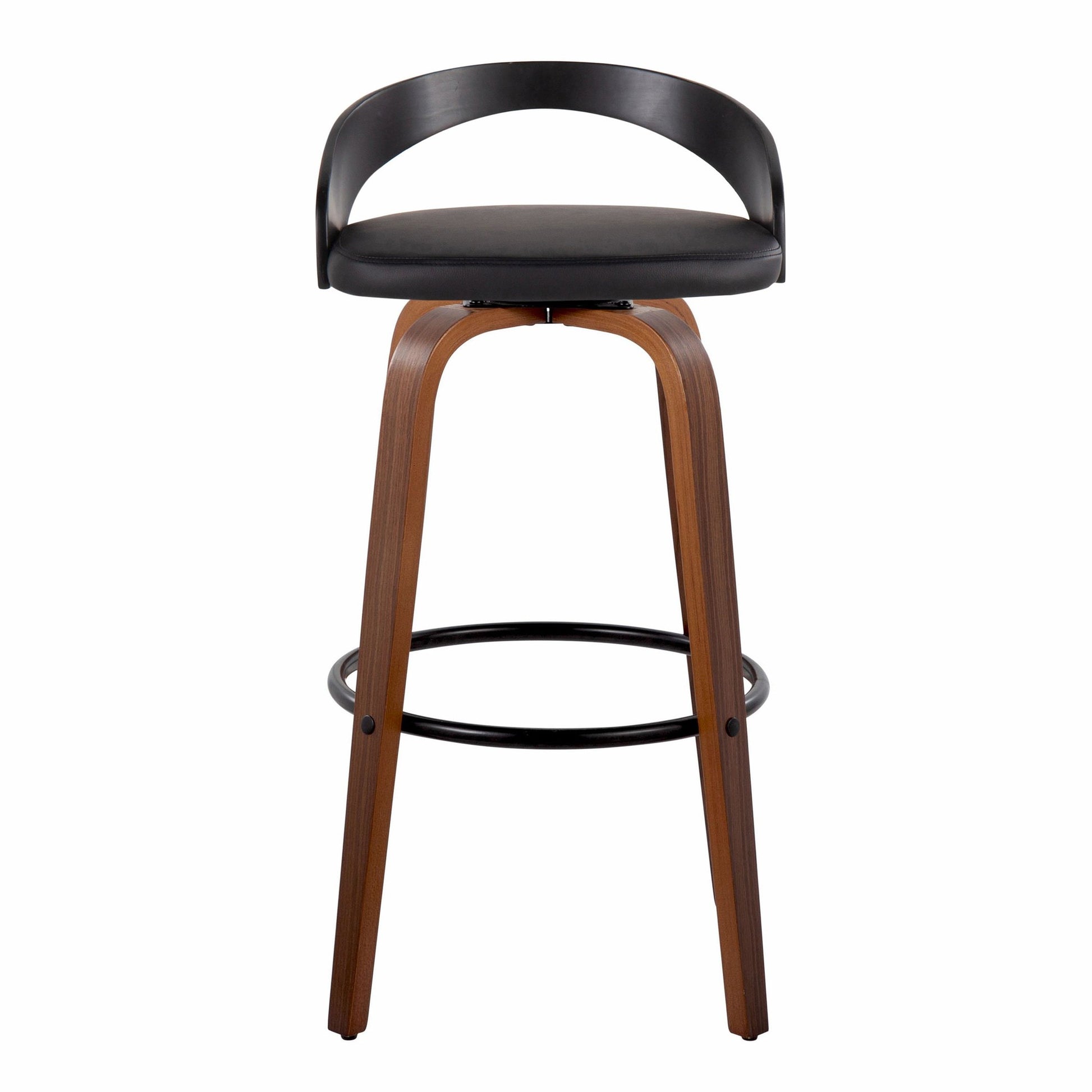 Grotto 30" Fixed-Height Barstool - Set of 2 By LumiSource - B30-GROTTOPU-GRTZR2 NANABN2 | Bar Stools | Modishstore - 49