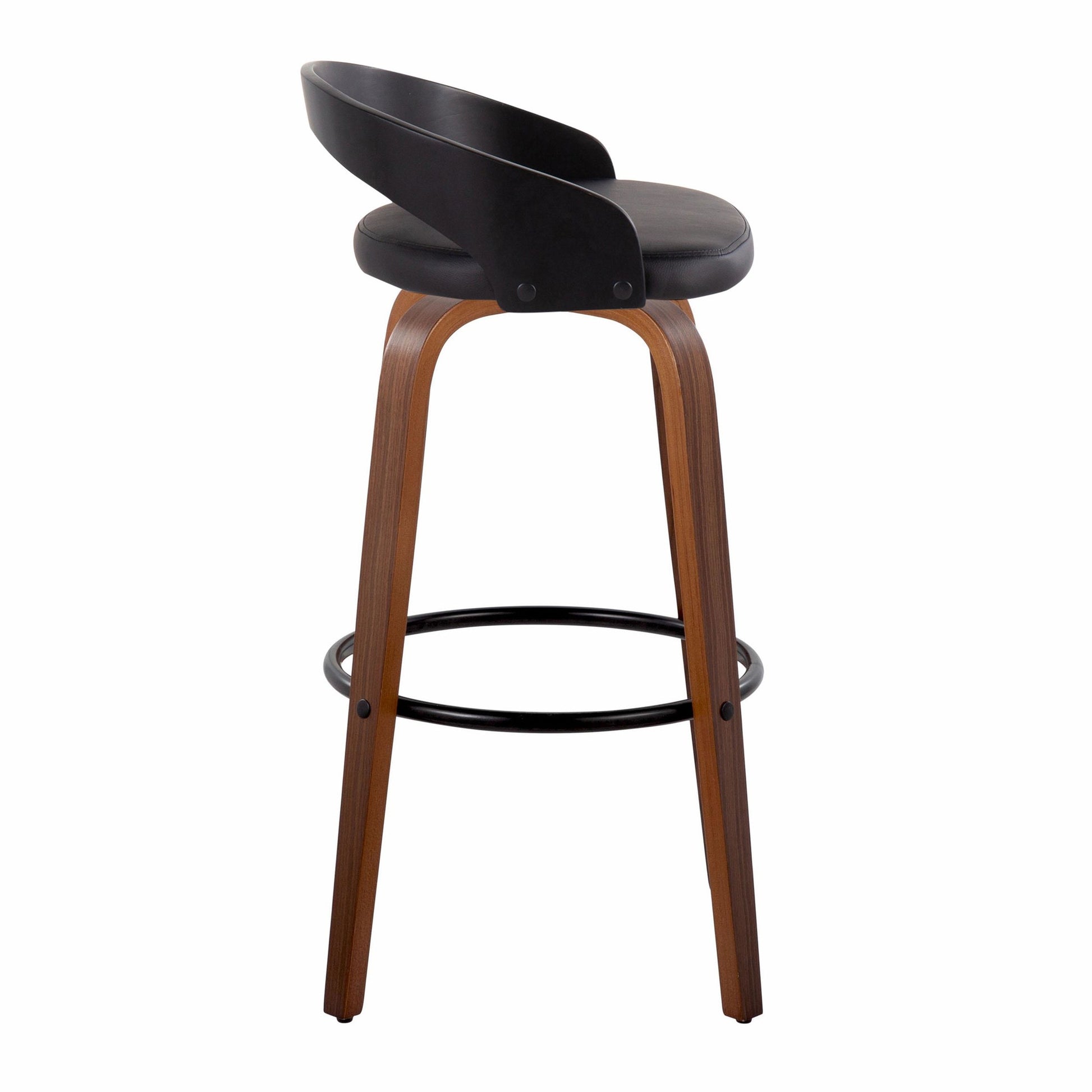 Grotto 30" Fixed-Height Barstool - Set of 2 By LumiSource - B30-GROTTOPU-GRTZR2 NANABN2 | Bar Stools | Modishstore - 47