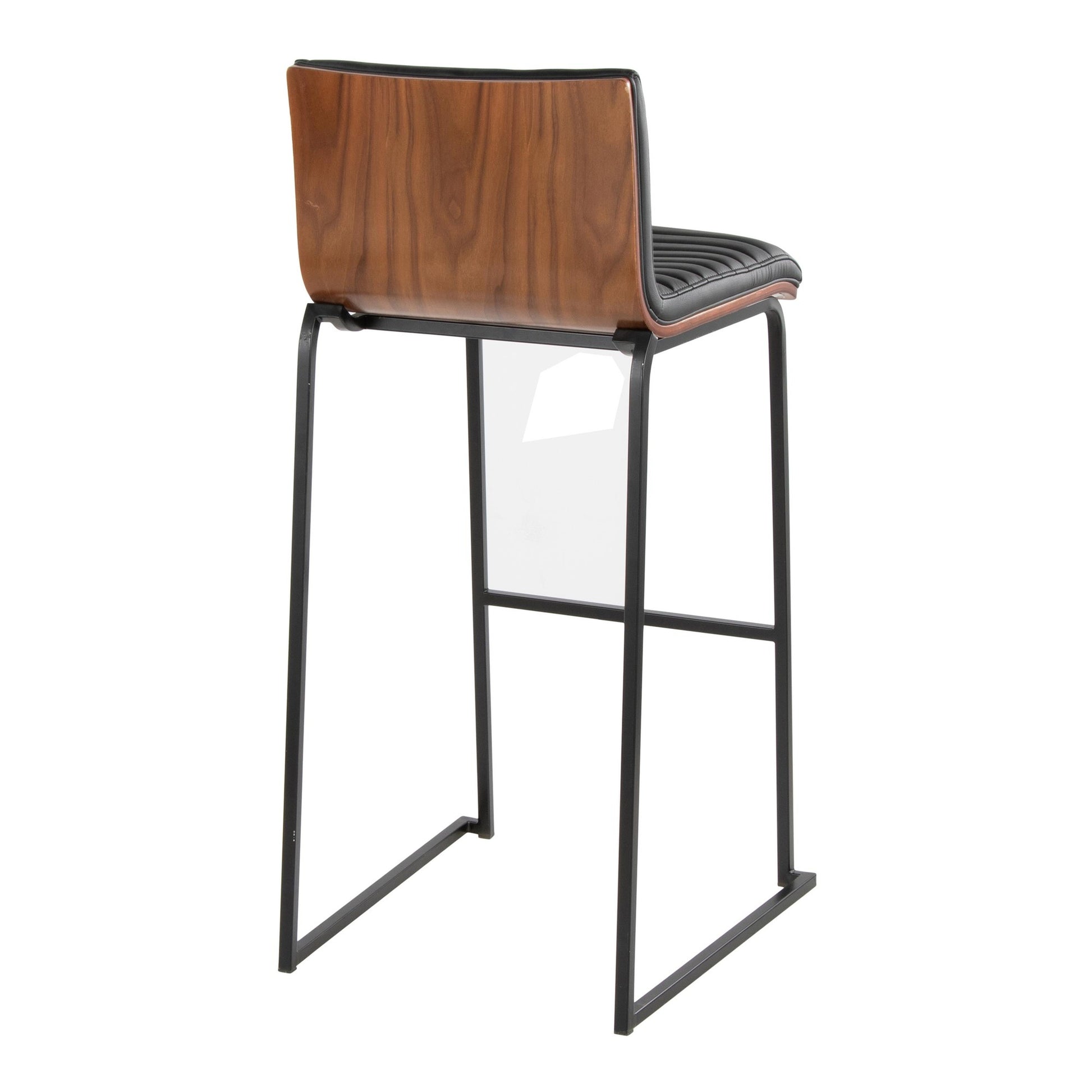 Mason Mara 30" Fixed-Height Barstool - Set of 2 By LumiSource - B30-MASONPU-MARA1 AUWLBK2 | Bar Stools | Modishstore - 14