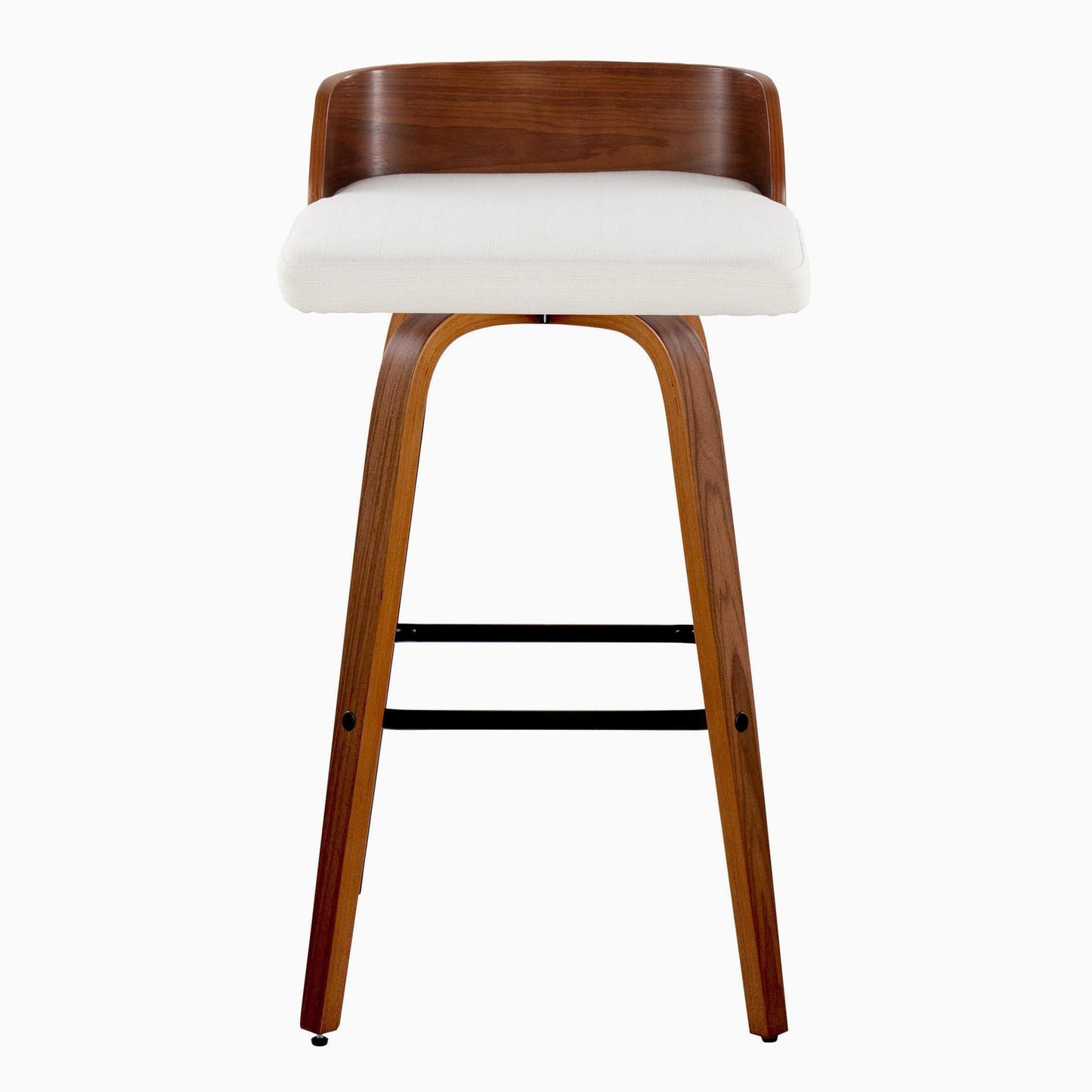 Maya 30" Fixed-Height Barstool - Set of 2 By LumiSource - B30-MAYAFB-GRTZX2 WLWLCHAR2 | Bar Stools | Modishstore - 18