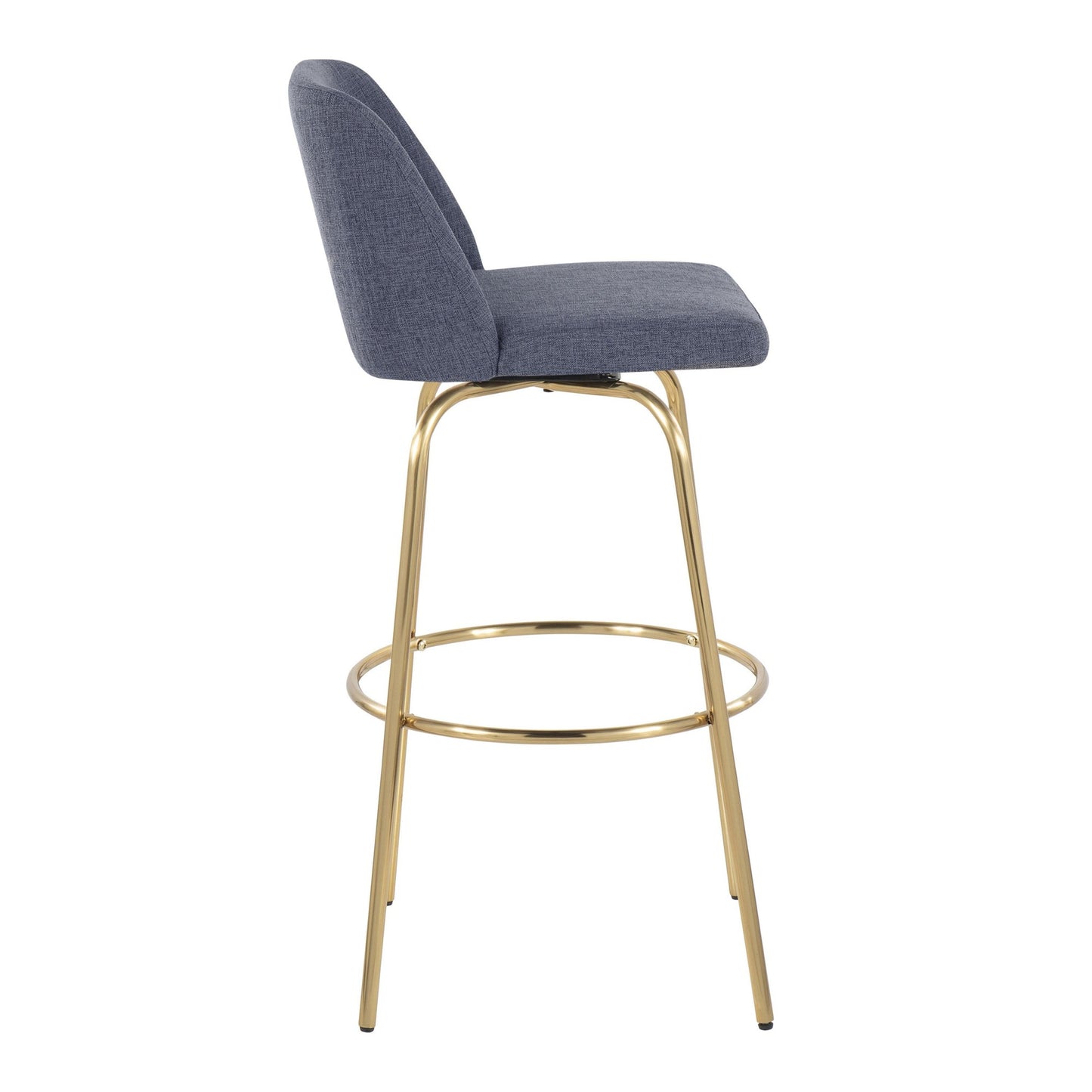 Toriano 30" Fixed-Height Barstool - Set of 2 By LumiSource - B30-TRNOFB-CLARZG2 AUBU2 | Bar Stools | Modishstore - 7