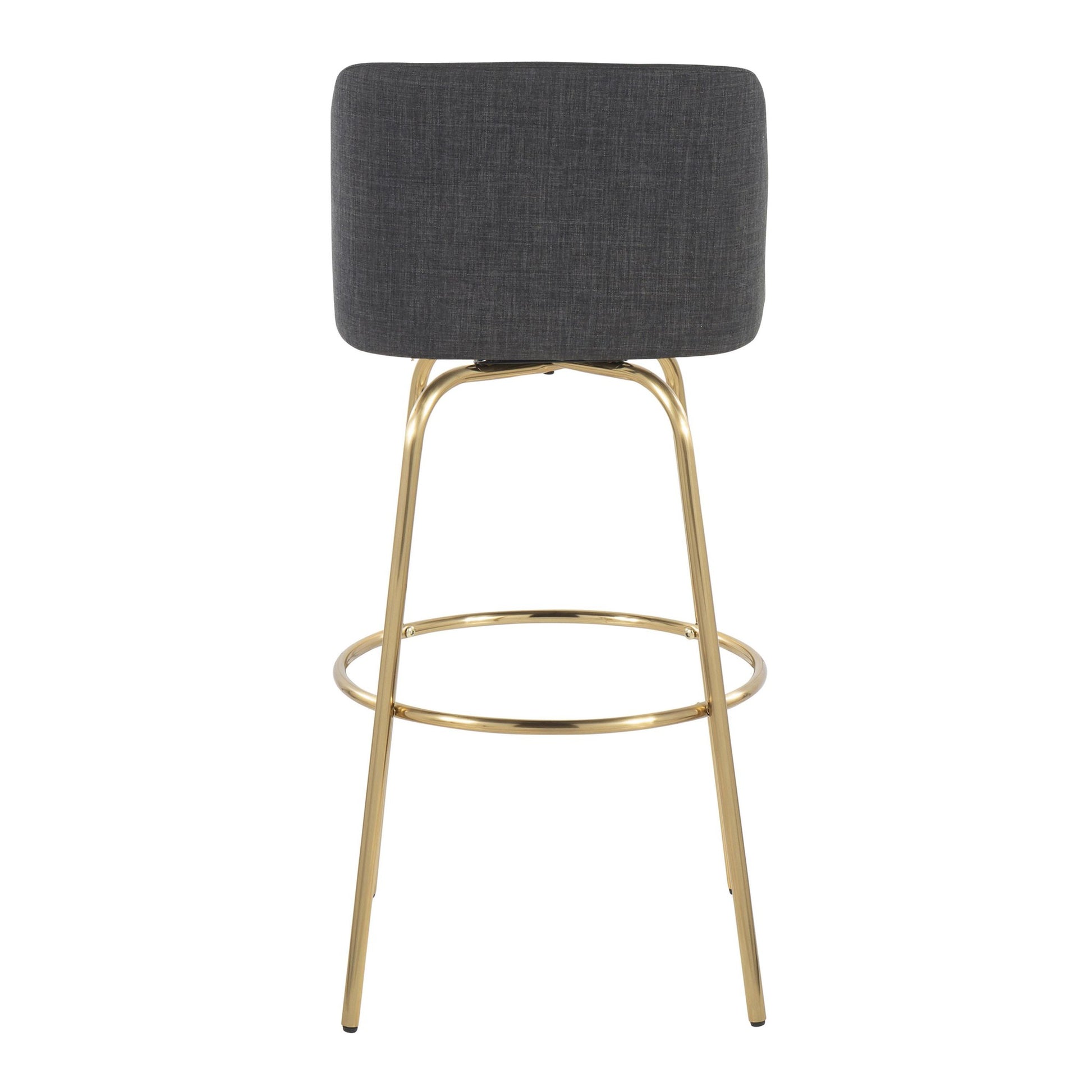 Toriano 30" Fixed-Height Barstool - Set of 2 By LumiSource - B30-TRNOFB-CLARZG2 AUBU2 | Bar Stools | Modishstore - 20