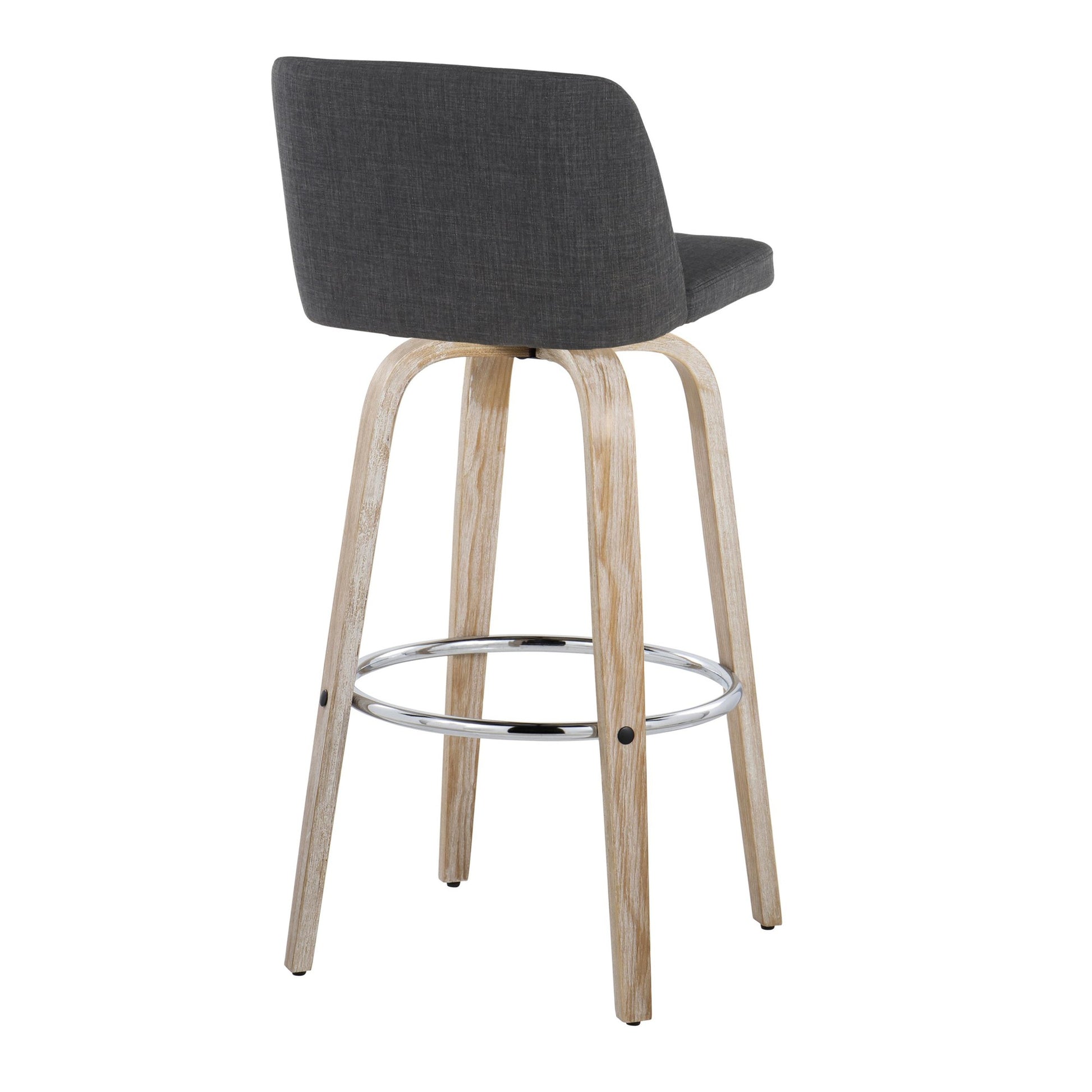 Toriano 30" Fixed-Height Barstool - Set of 2 By LumiSource - B30-TRNOFB-GRTZR2 WWBU2 | Bar Stools | Modishstore - 17