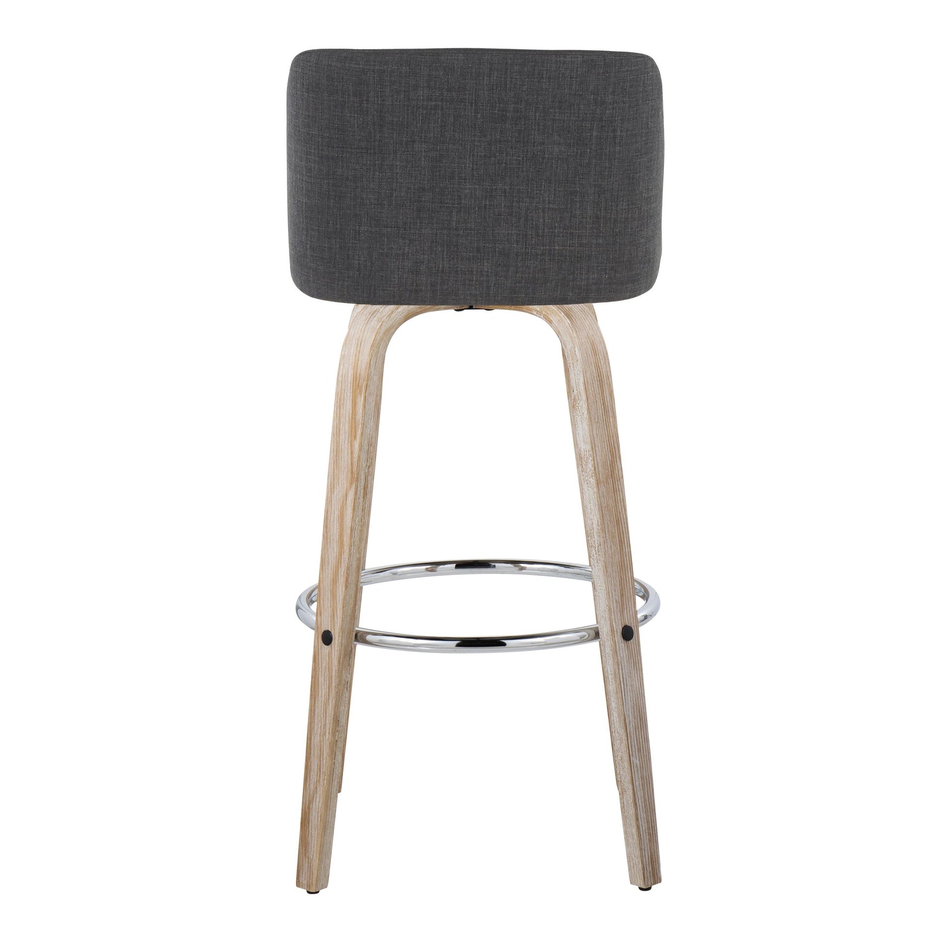 Toriano 30" Fixed-Height Barstool - Set of 2 By LumiSource - B30-TRNOFB-GRTZR2 WWBU2 | Bar Stools | Modishstore - 16