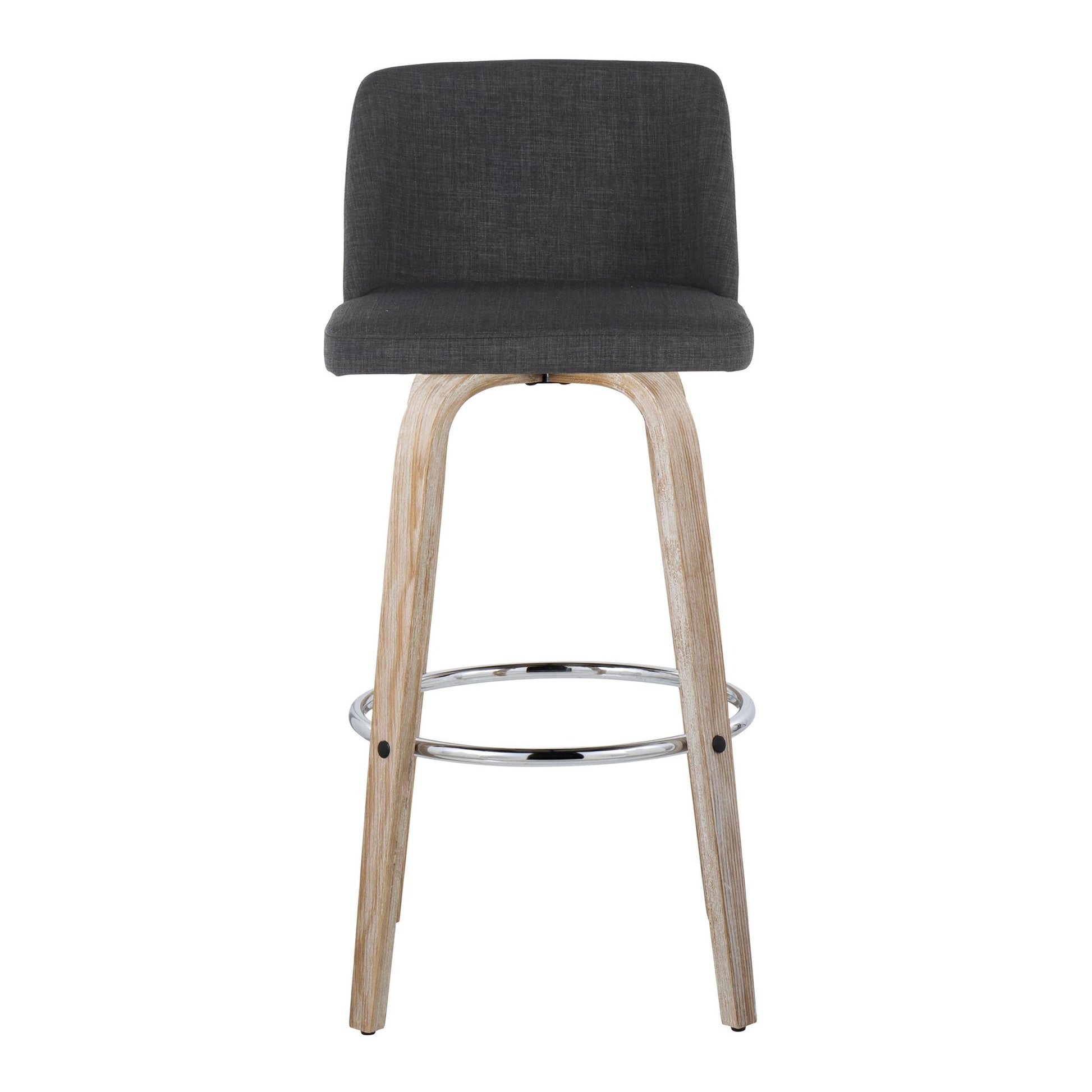 Toriano 30" Fixed-Height Barstool - Set of 2 By LumiSource - B30-TRNOFB-GRTZR2 WWBU2 | Bar Stools | Modishstore - 18