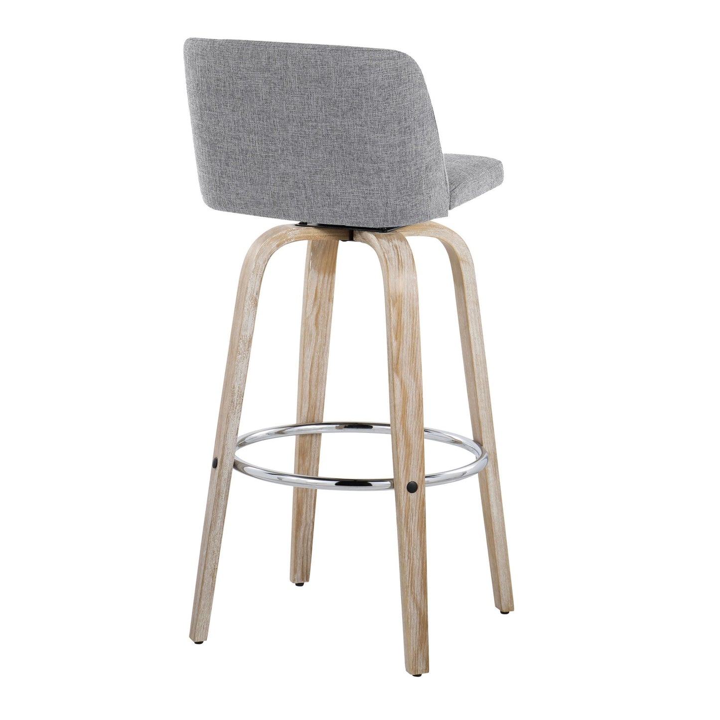 Toriano 30" Fixed-Height Barstool - Set of 2 By LumiSource - B30-TRNOFB-GRTZR2 WWBU2 | Bar Stools | Modishstore - 26