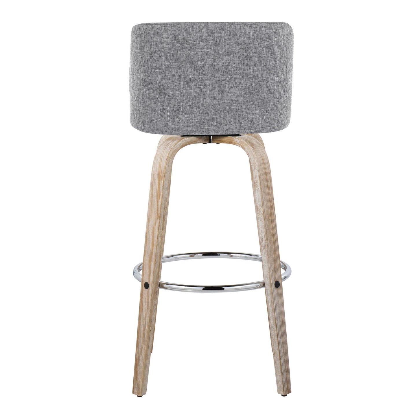 Toriano 30" Fixed-Height Barstool - Set of 2 By LumiSource - B30-TRNOFB-GRTZR2 WWBU2 | Bar Stools | Modishstore - 28