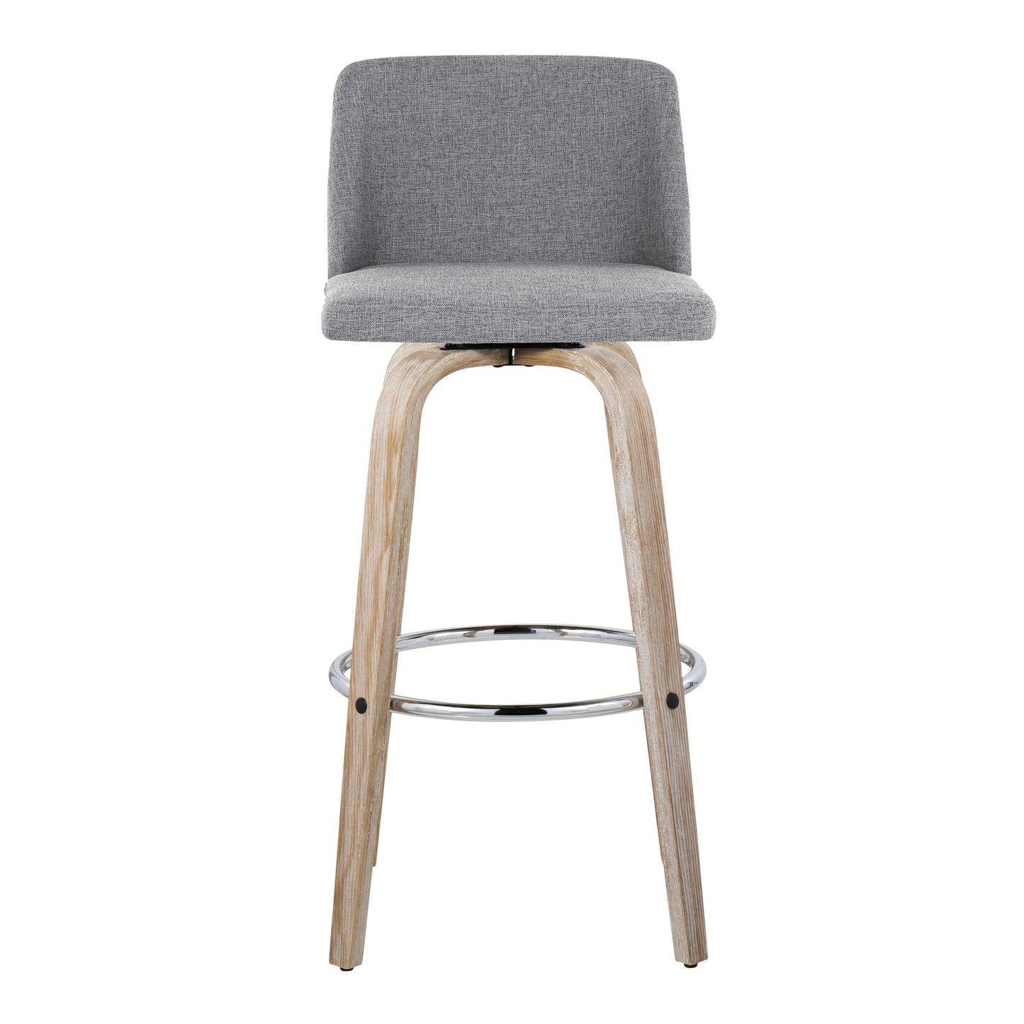 Toriano 30" Fixed-Height Barstool - Set of 2 By LumiSource - B30-TRNOFB-GRTZR2 WWBU2 | Bar Stools | Modishstore - 27