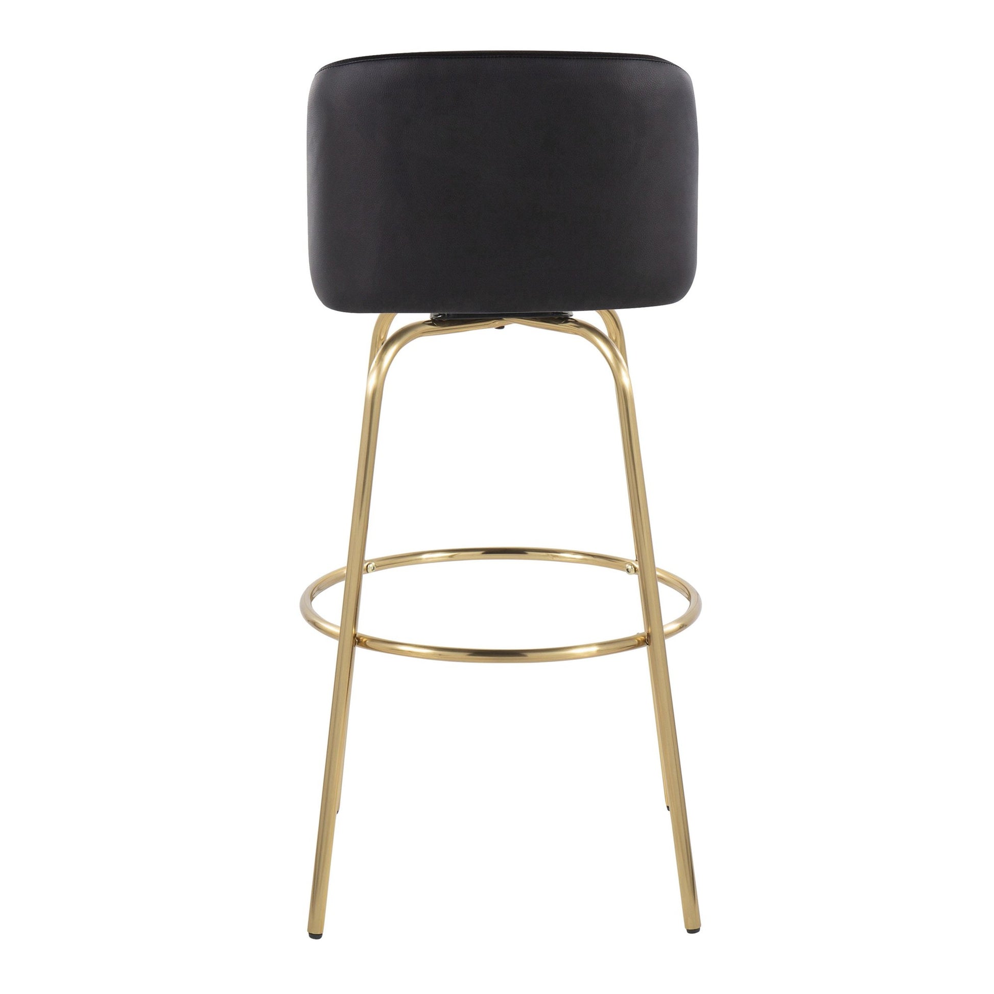 Toriano 30" Fixed-Height Barstool - Set of 2 By LumiSource - B30-TRNOFB-CLARZG2 AUBU2 | Bar Stools | Modishstore - 40