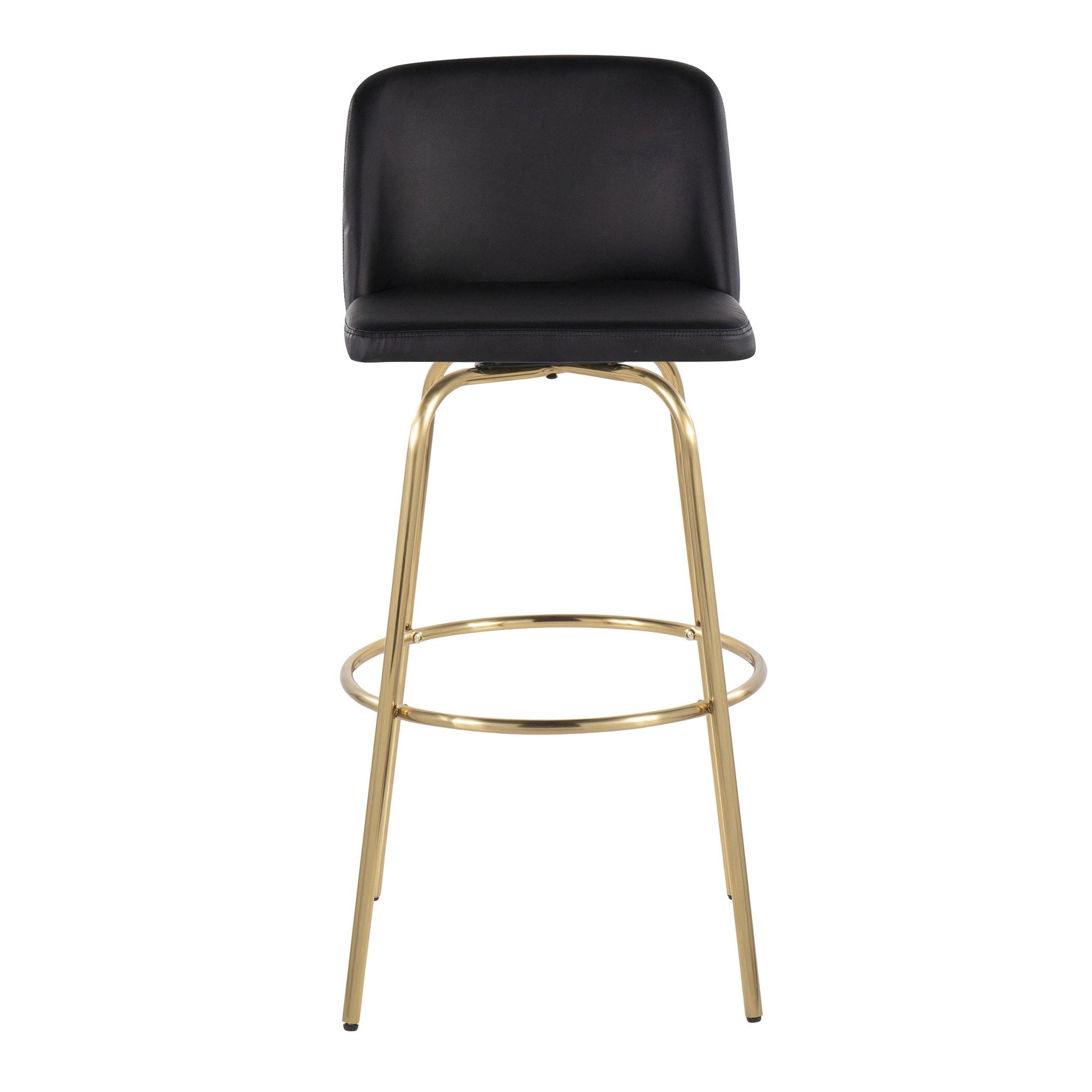 Toriano 30" Fixed-Height Barstool - Set of 2 By LumiSource - B30-TRNOFB-CLARZG2 AUBU2 | Bar Stools | Modishstore - 39