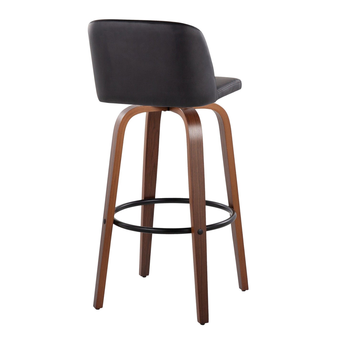 Toriano 30" Fixed-Height Barstool - Set of 2 By LumiSource - B30-TRNOFB-GRTZQ2 WLGY2 | Bar Stools | Modishstore - 18