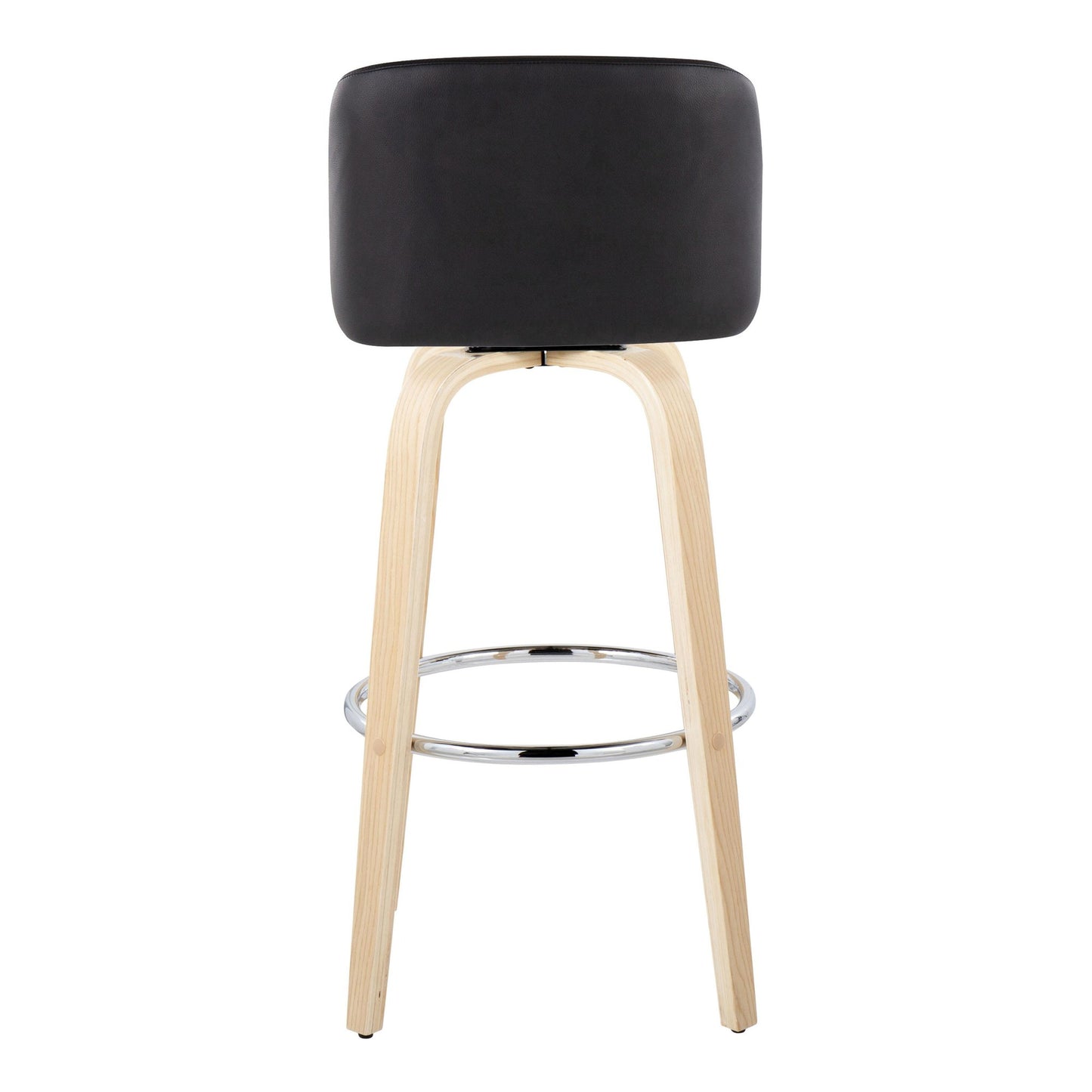 Toriano 30" Fixed-Height Barstool - Set of 2 By LumiSource - B30-TRNOPU-GRTZR2 NABK2 | Bar Stools | Modishstore - 10