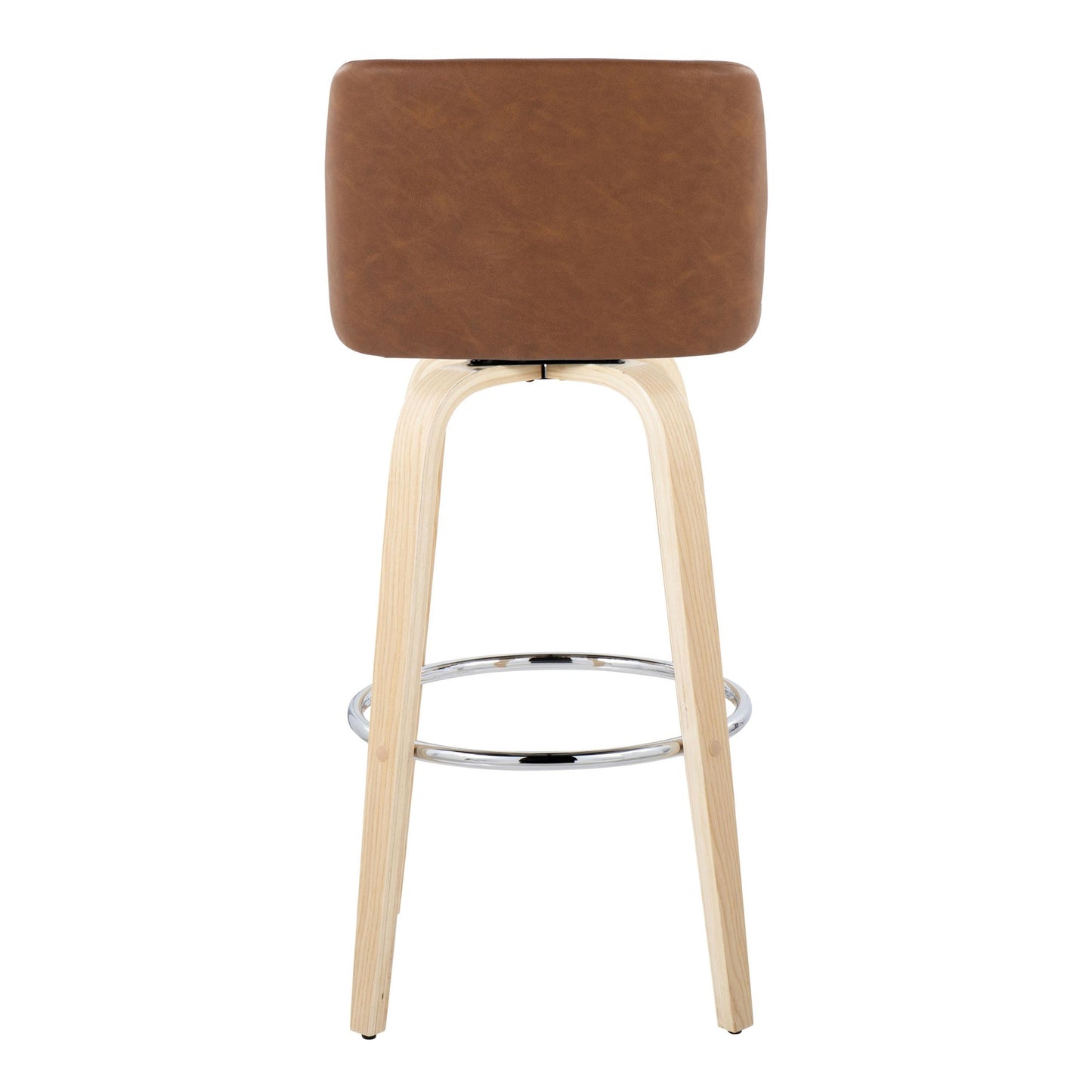 Toriano 30" Fixed-Height Barstool - Set of 2 By LumiSource - B30-TRNOPU-GRTZR2 NABK2 | Bar Stools | Modishstore - 20