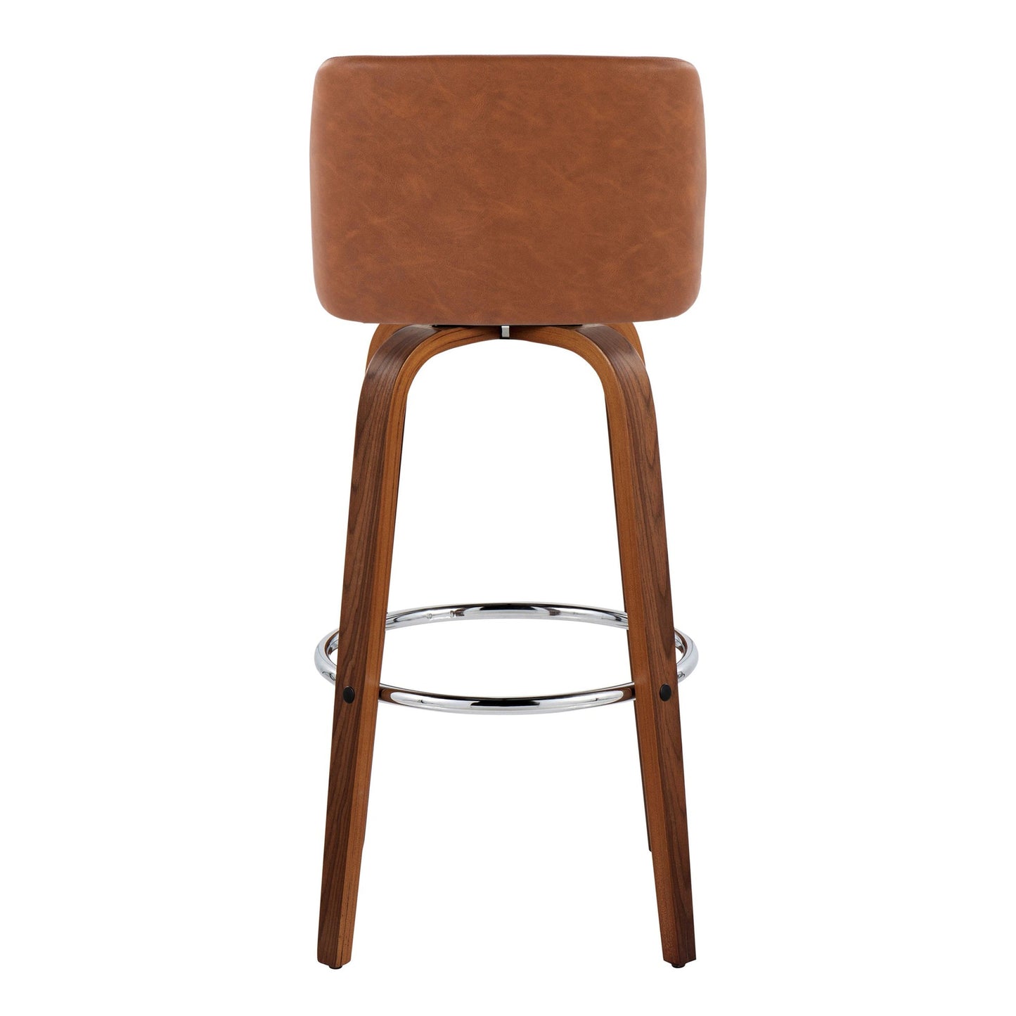 Toriano 30" Fixed-Height Barstool - Set of 2 By LumiSource - B30-TRNOPU-GRTZR2 WLBK2 | Bar Stools | Modishstore - 20