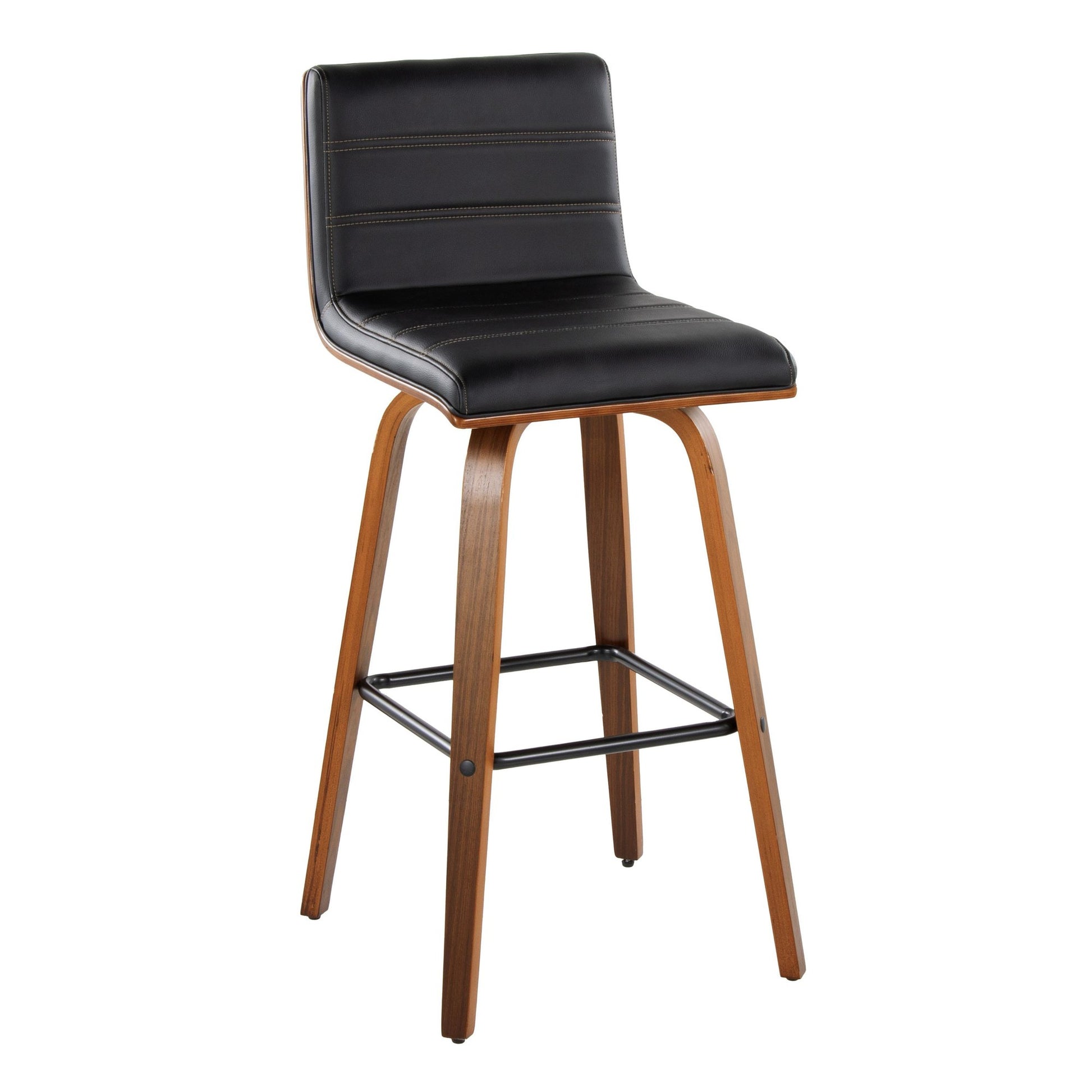 Vasari 30" Fixed-Height Barstool - Set of 2 By LumiSource - B30-VSRPU-GRTZX2 WLWLBK2 | Bar Stools | Modishstore - 6