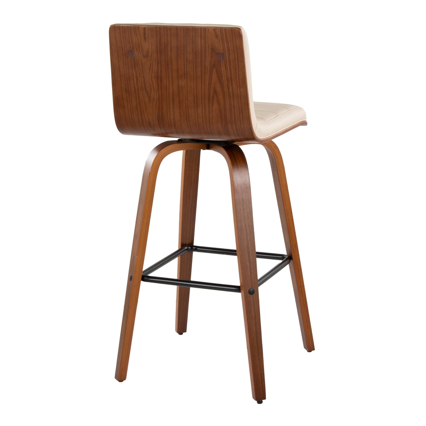 Vasari 30" Fixed-Height Barstool - Set of 2 By LumiSource - B30-VSRPU-GRTZX2 WLWLBK2 | Bar Stools | Modishstore - 18