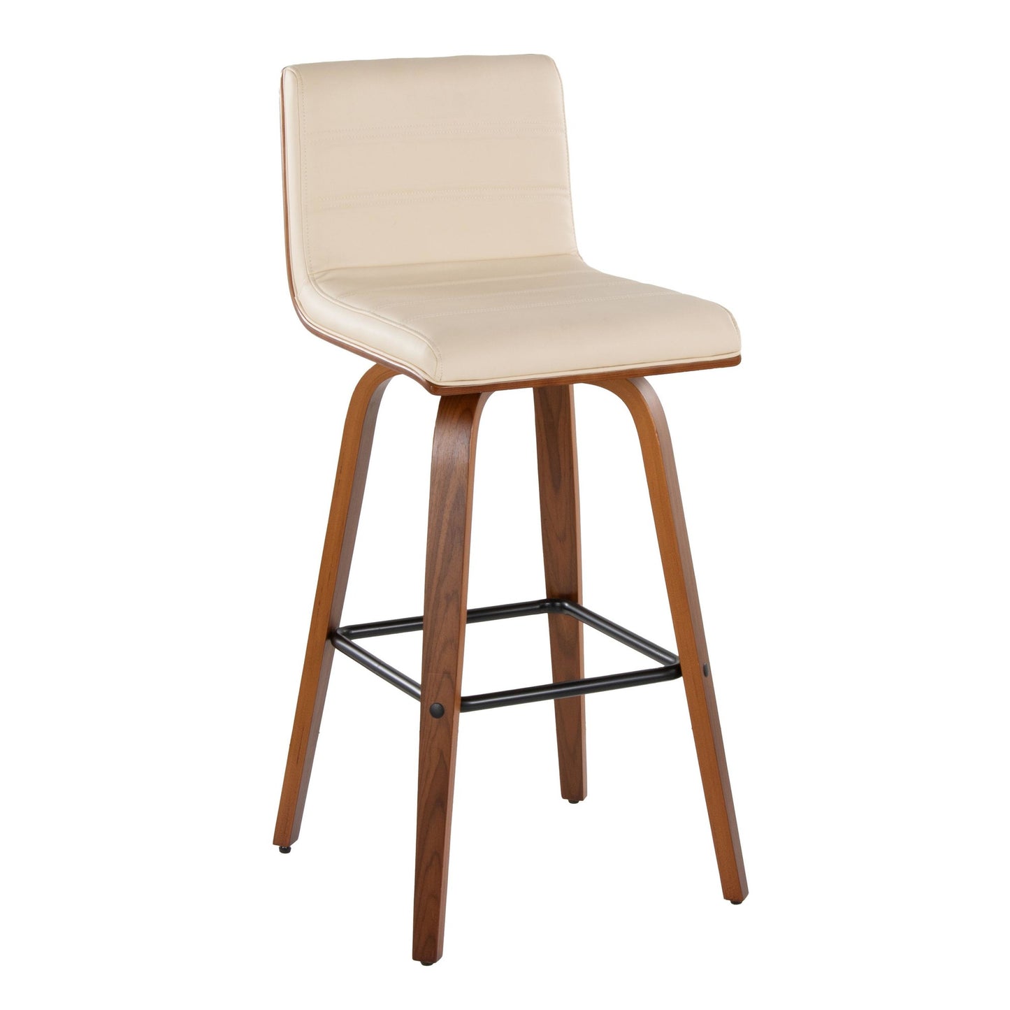 Vasari 30" Fixed-Height Barstool - Set of 2 By LumiSource - B30-VSRPU-GRTZX2 WLWLBK2 | Bar Stools | Modishstore - 16