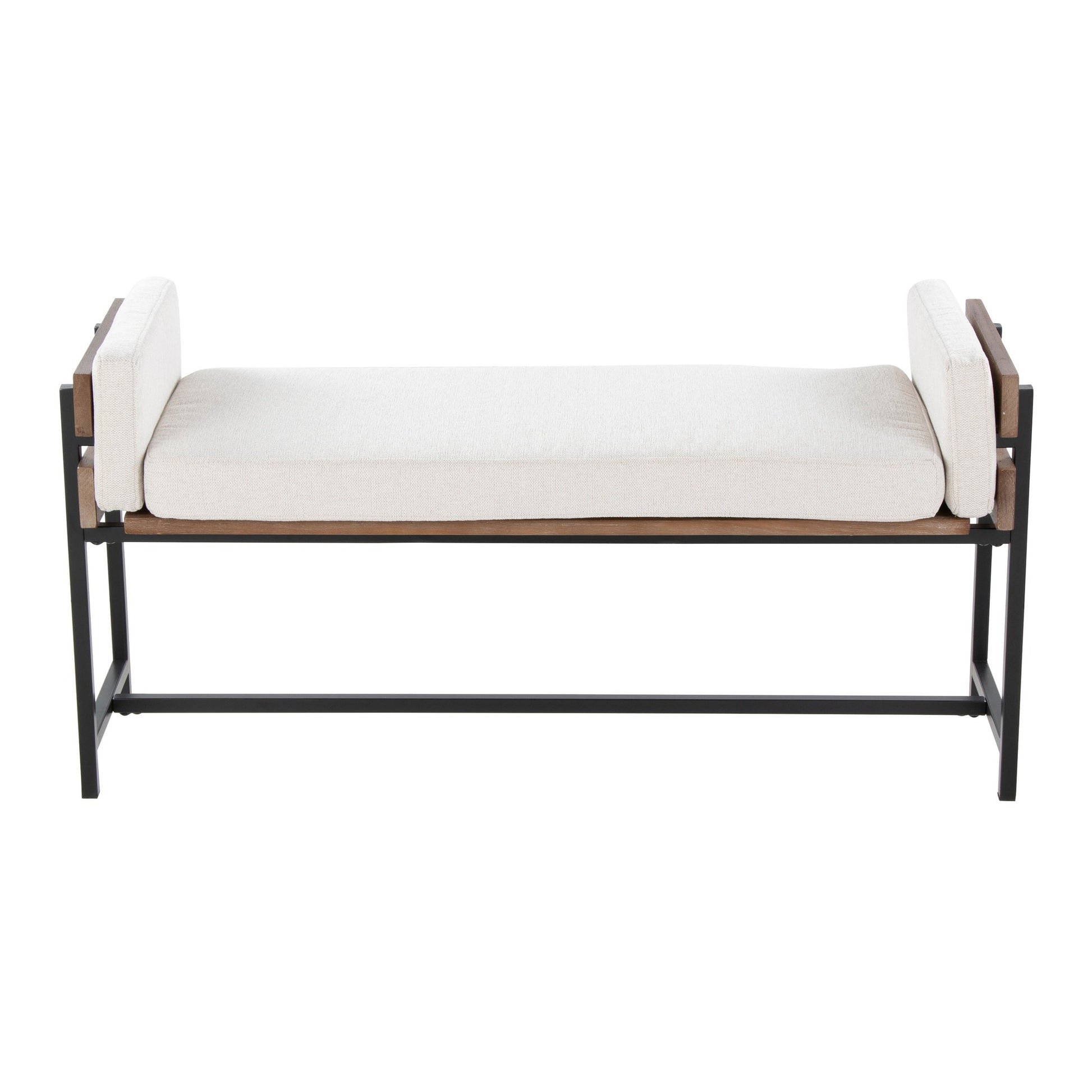 Kari Bench By LumiSource - BC18-KARI2 BKBNCR1 | Benches | Modishstore - 6