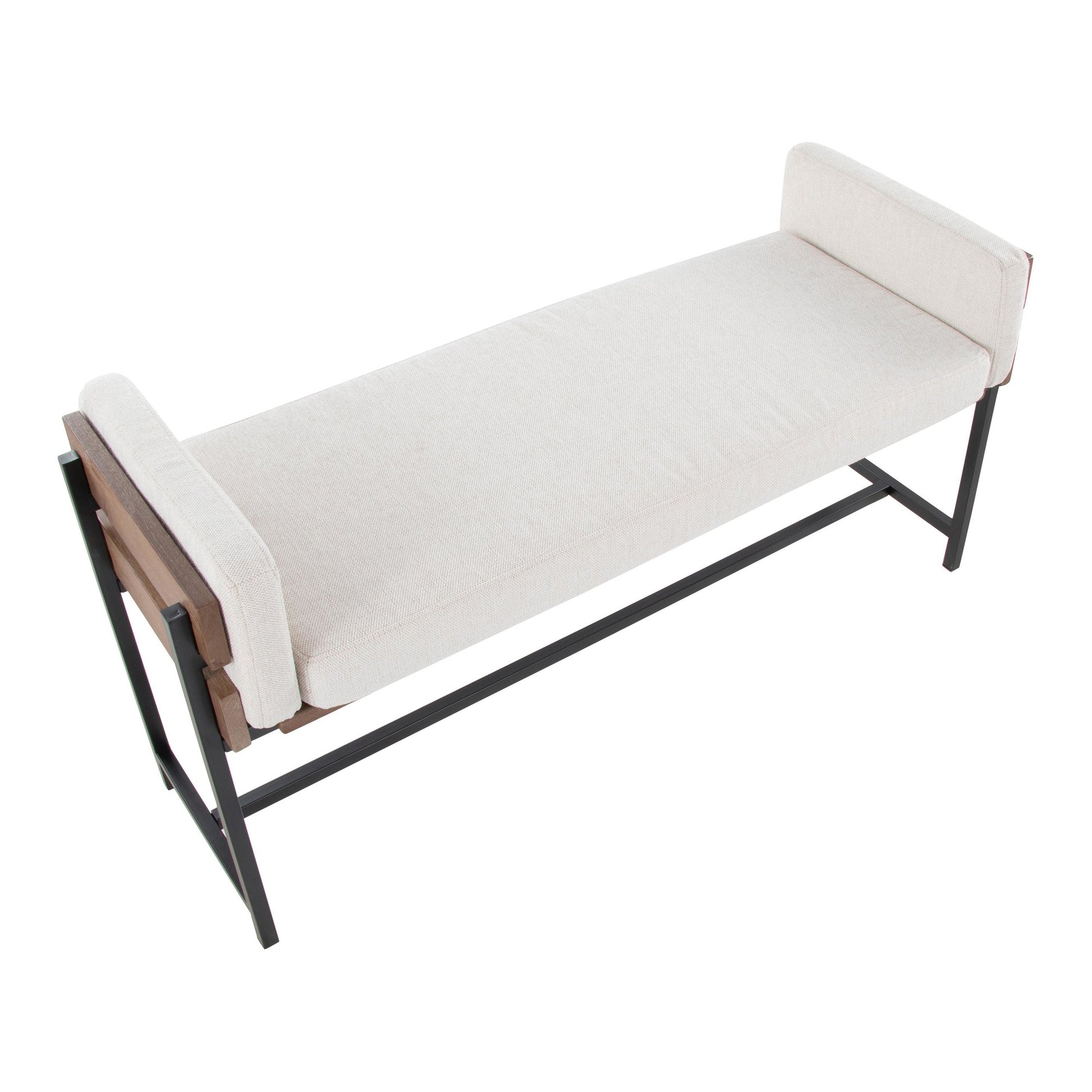 Kari Bench By LumiSource - BC18-KARI2 BKBNCR1 | Benches | Modishstore - 8