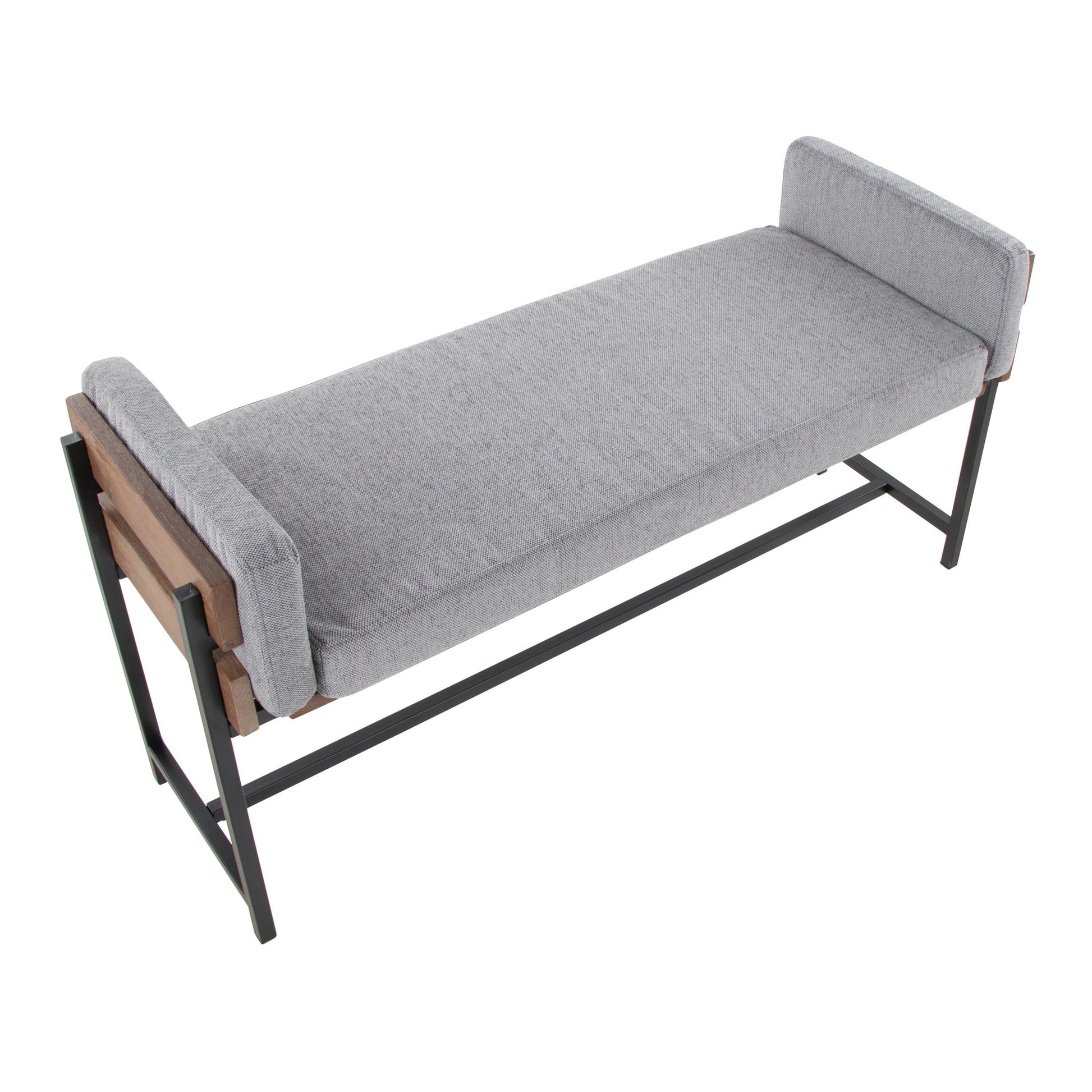 Kari Bench By LumiSource - BC18-KARI2 BKBNCR1 | Benches | Modishstore - 15