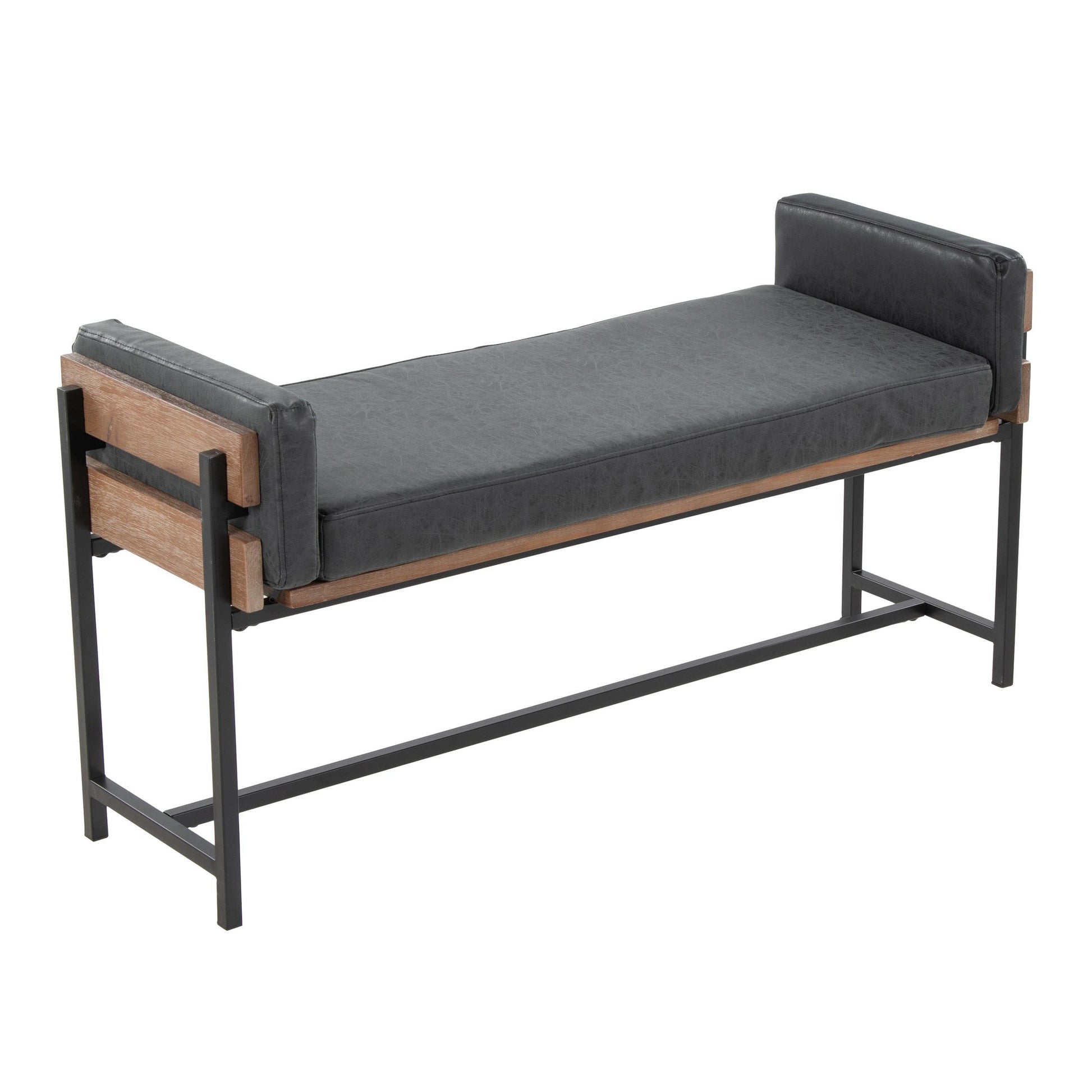 Kari Bench By LumiSource - BC18-KARIPU2 BKBNBK1 | Benches | Modishstore - 3