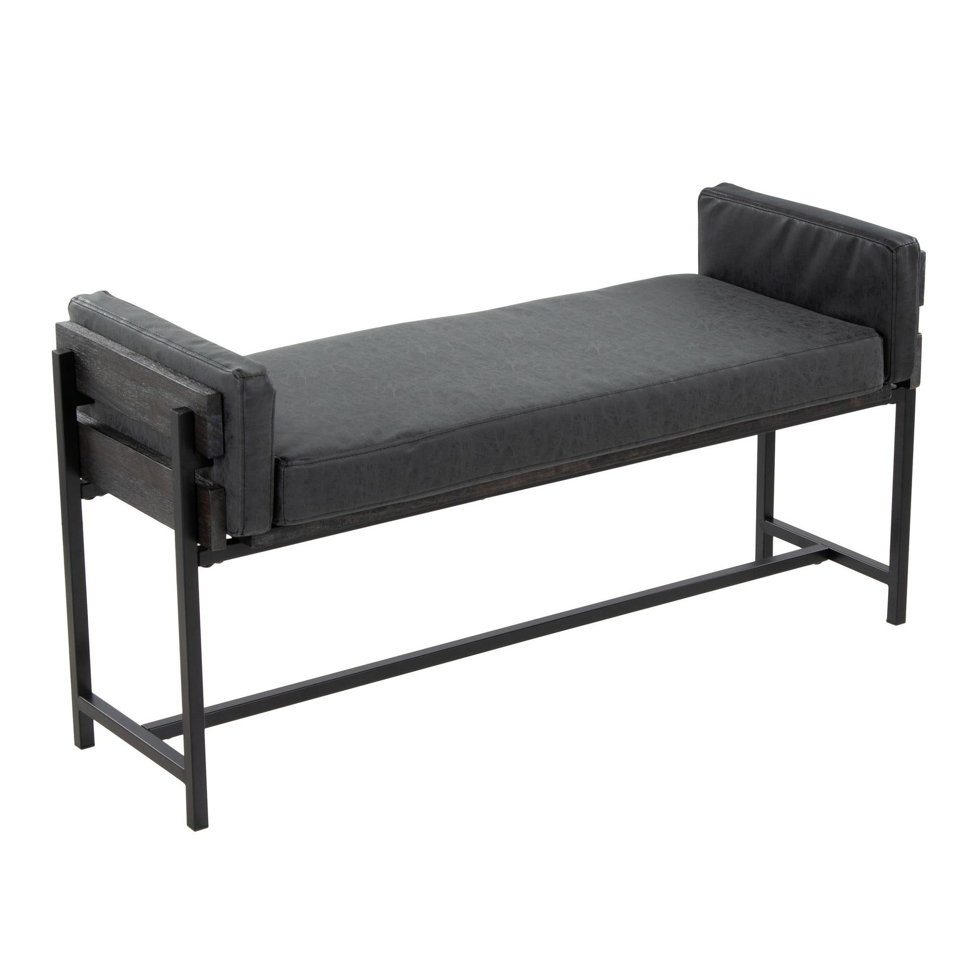 Kari Bench By LumiSource - BC18-KARIPU2 BKBNBK1 | Benches | Modishstore - 8