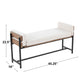 Kari Bench By LumiSource - BC18-KARI2 BKBNCR1 | Benches | Modishstore - 7