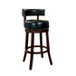 Shirley Contemporary 24" Barstool, Black Finish, Set Of 2 By Benzara | Bar Stools | Modishstore - 2