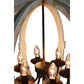 Elegantly Framed Calder Wooden Chandelier By Benzara | Chandeliers | Modishstore - 4