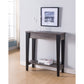 Wooden Console Table With Bottom Shelf, Black And Gray By Benzara | Console Tables | Modishstore