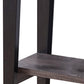 Wooden Console Table With Bottom Shelf, Black And Gray By Benzara | Console Tables | Modishstore - 4