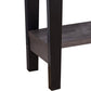 Wooden Console Table With Bottom Shelf, Black And Gray By Benzara | Console Tables | Modishstore - 3