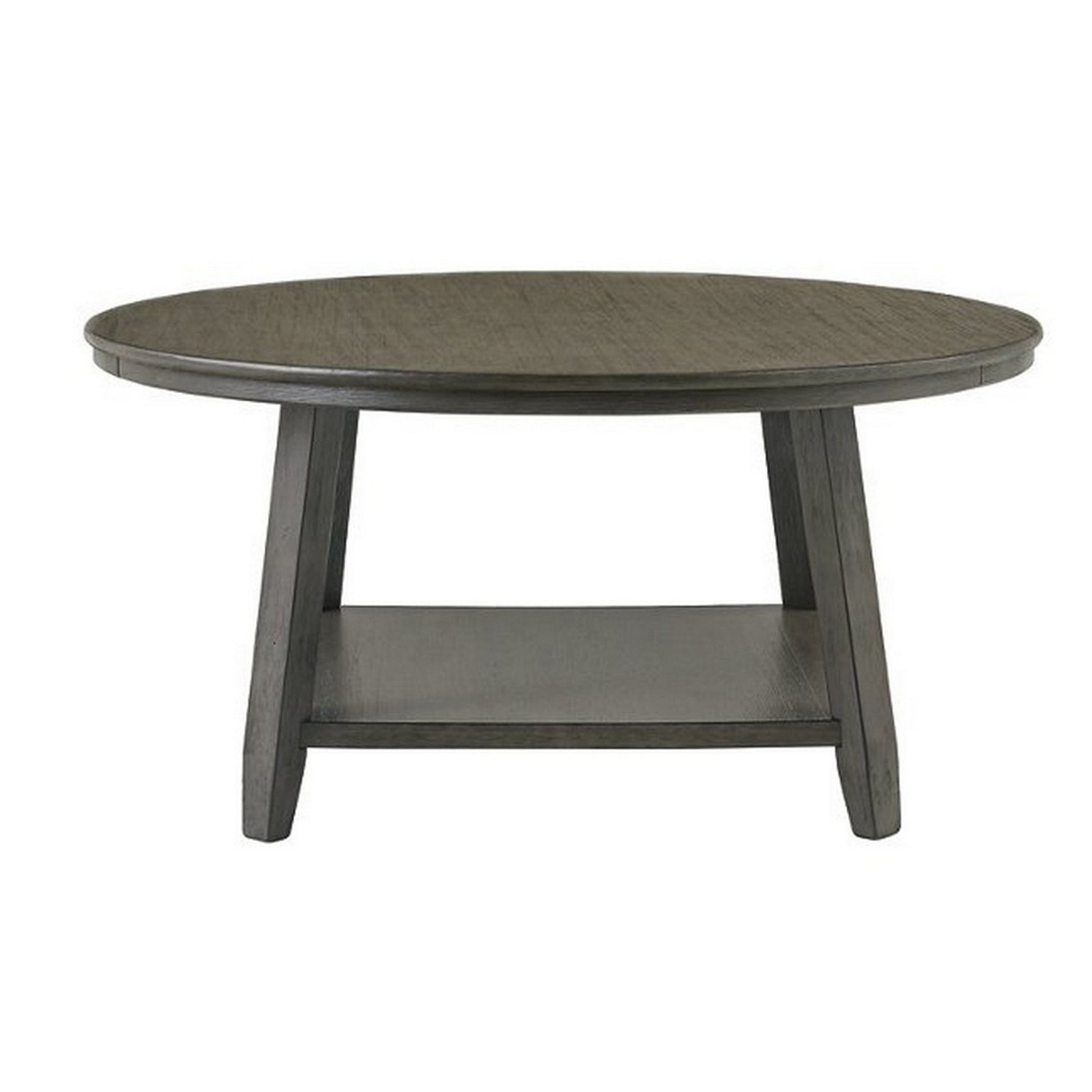 3 Piece Occasional Table Set with Open Bottom Shelf, Antique Gray By Benzara | End Tables | Modishstore - 4