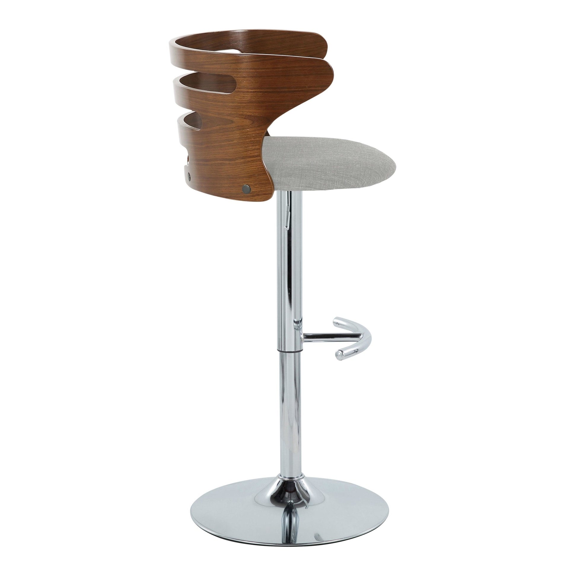 Cosi Adjustable Barstool - Set of 2 By LumiSource - BS-COSIFB-RT2 CHRWLCHAR2 | Bar Stools | Modishstore - 9