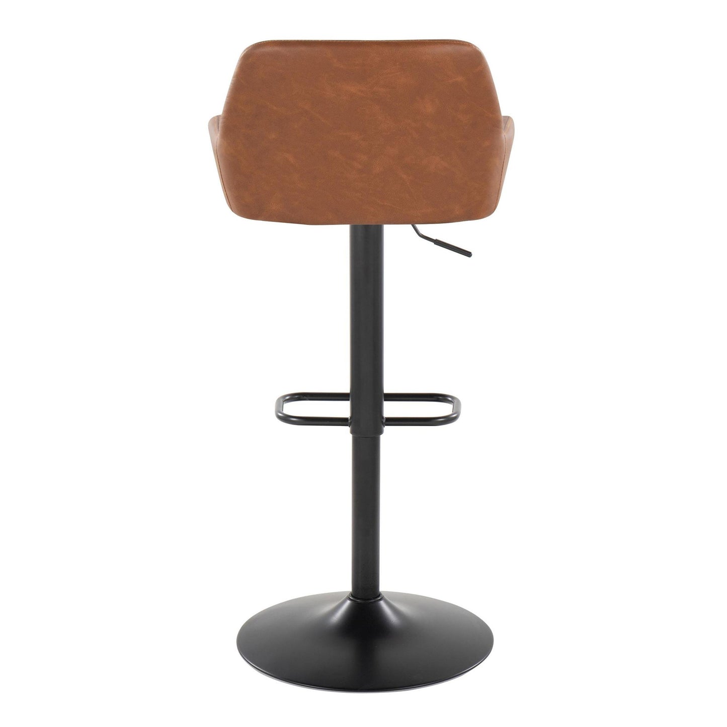 Daniella Adjustable Barstool - Set of 2 By LumiSource - BS-DNLAPU-RR2 BKCAM2 | Bar Stools | Modishstore - 10