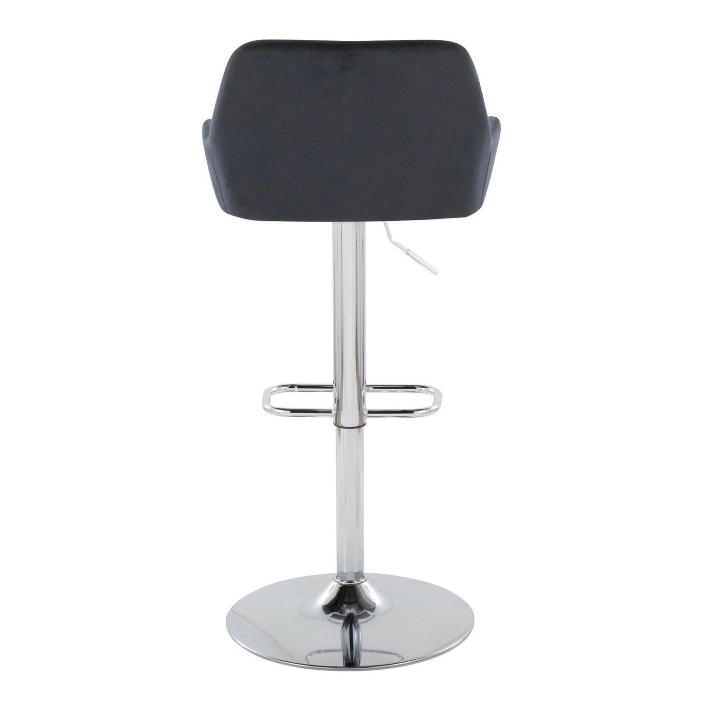 Daniella Adjustable Barstool - Set of 2 By LumiSource - BS-DNLAV-RR2 CHRBK2 | Bar Stools | Modishstore - 10