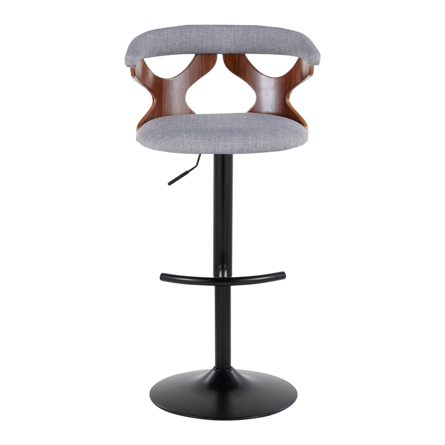 Gardenia Adjustable Barstool - Set of 2 By LumiSource - BS-GARDFB-RT2 BKWLCHAR2 | Bar Stools | Modishstore - 19