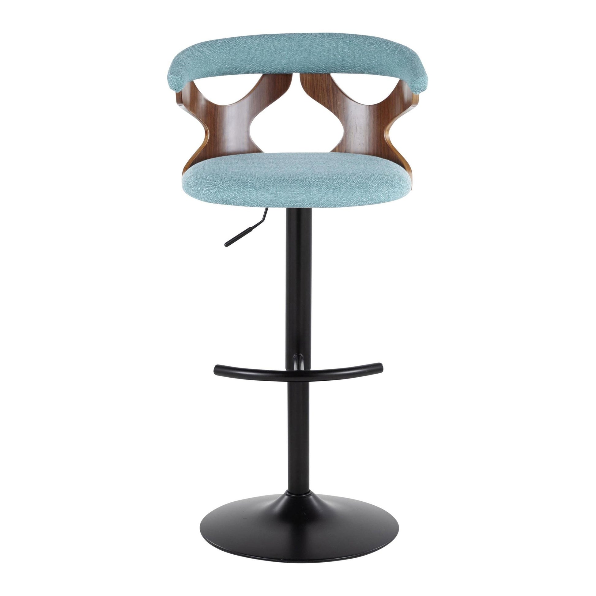 Gardenia Adjustable Barstool - Set of 2 By LumiSource - BS-GARDFB-RT2 BKWLCHAR2 | Bar Stools | Modishstore - 37