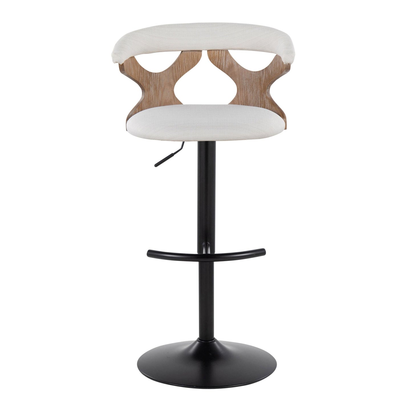 Gardenia Adjustable Barstool - Set of 2 By LumiSource - BS-GARDFB-RT2 BKWWBU2 | Bar Stools | Modishstore - 28