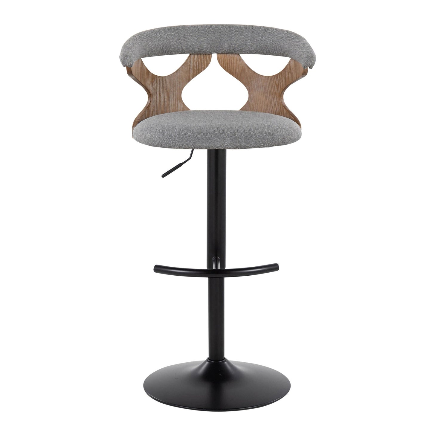 Gardenia Adjustable Barstool - Set of 2 By LumiSource - BS-GARDFB-RT2 BKWWBU2 | Bar Stools | Modishstore - 38