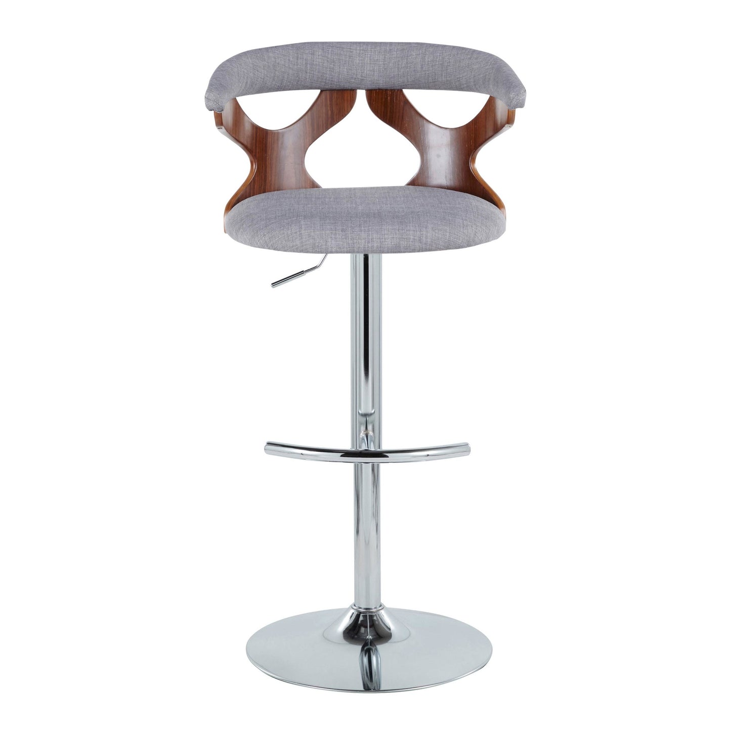 Gardenia Adjustable Barstool - Set of 2 By LumiSource - BS-GARDFB-RT2 CHRWLCHAR2 | Bar Stools | Modishstore - 19