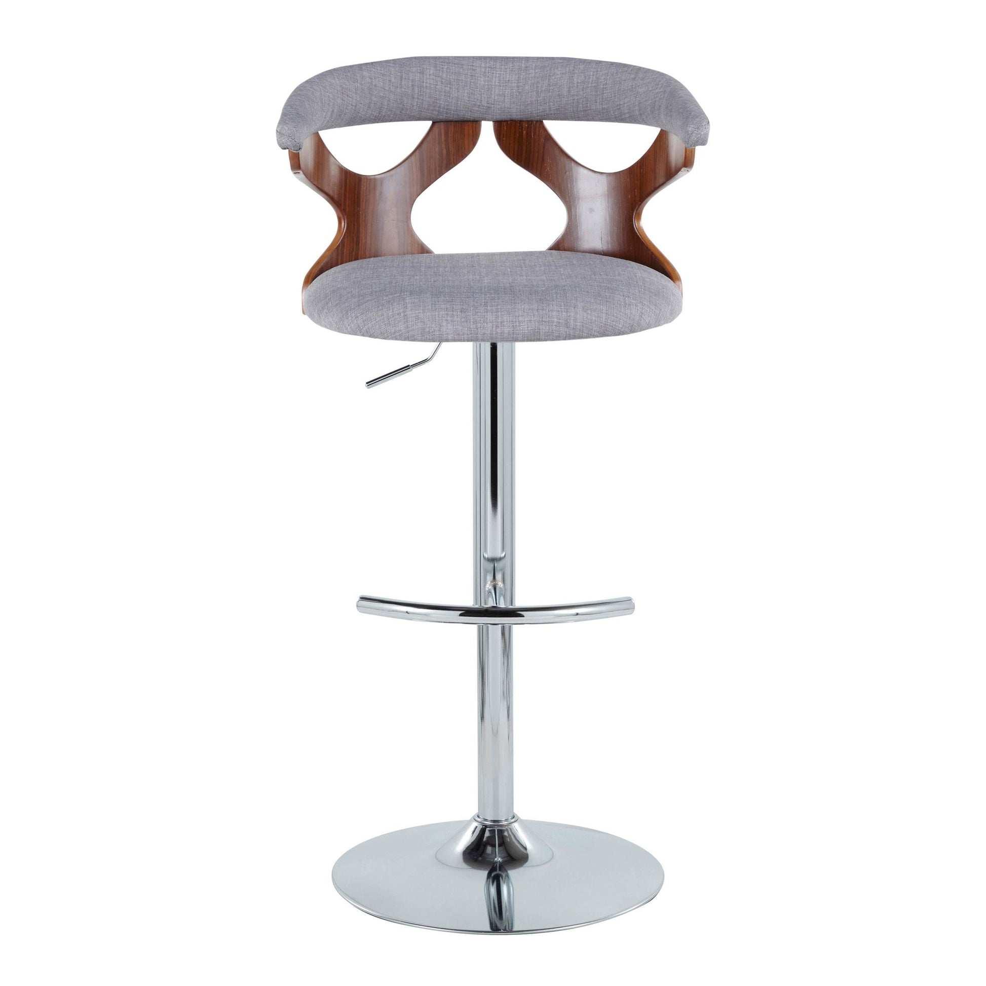 Gardenia Adjustable Barstool - Set of 2 By LumiSource - BS-GARDFB-RT2 CHRWLCHAR2 | Bar Stools | Modishstore - 19