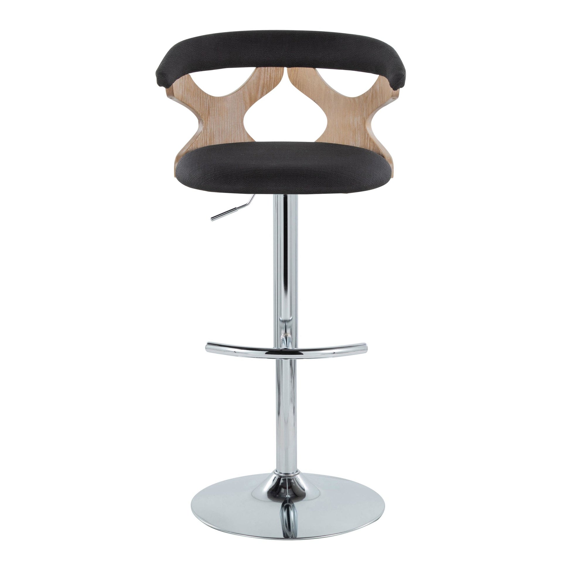 Gardenia Adjustable Barstool - Set of 2 By LumiSource - BS-GARDFB-RT2 CHRWWBU2 | Bar Stools | Modishstore - 20