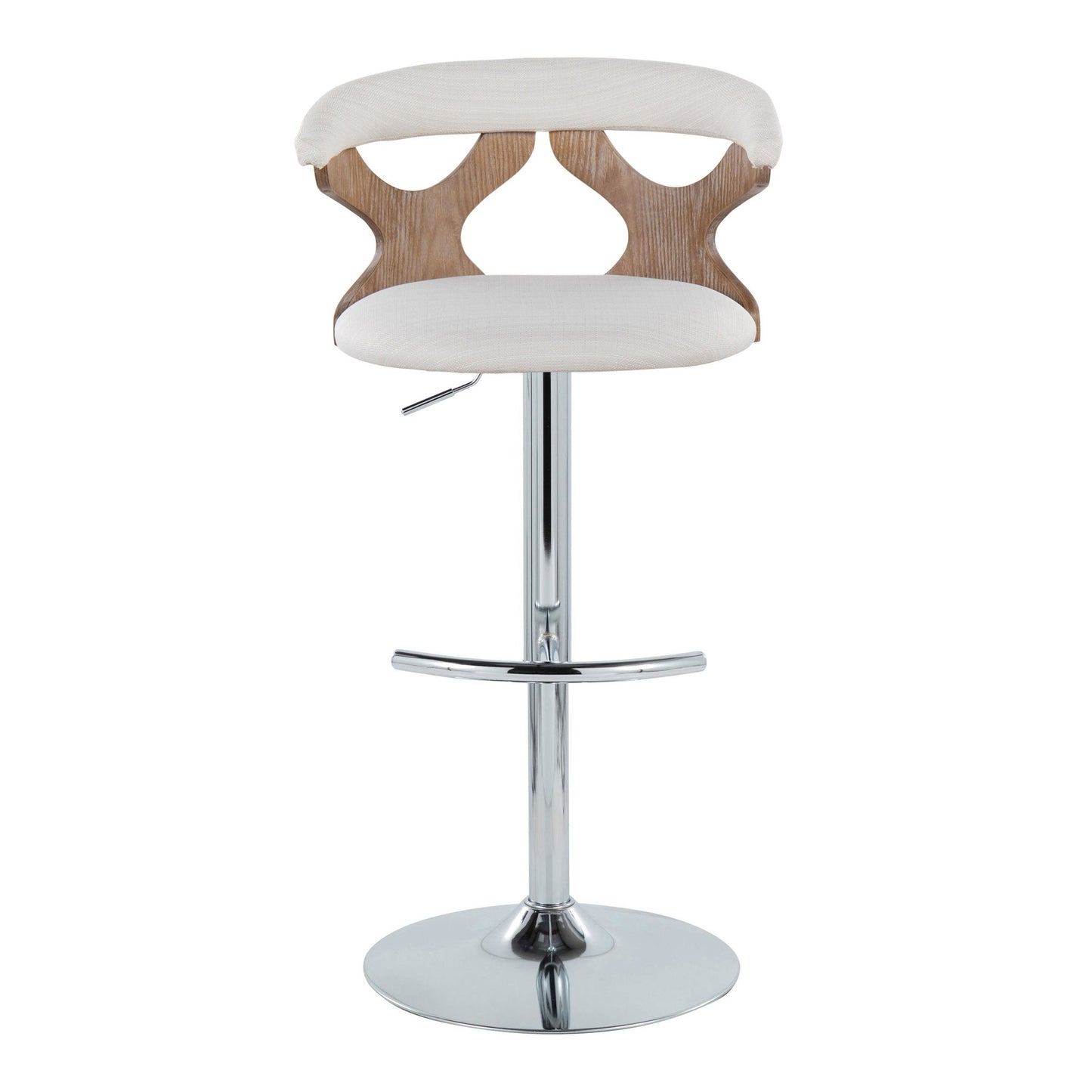 Gardenia Adjustable Barstool - Set of 2 By LumiSource - BS-GARDFB-RT2 CHRWWBU2 | Bar Stools | Modishstore - 29