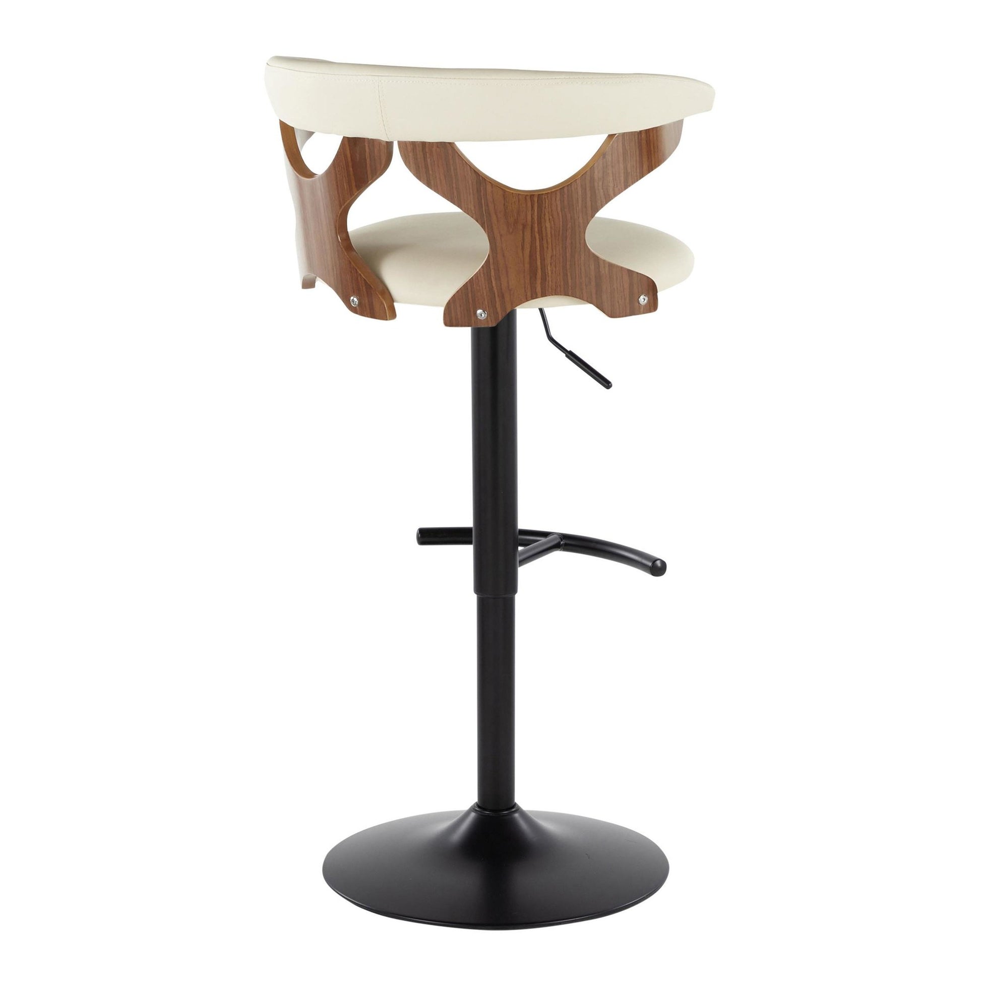 Gardenia Adjustable Barstool - Set of 2 By LumiSource - BS-GARDPU-RT2 BKNACR2 | Bar Stools | Modishstore - 18