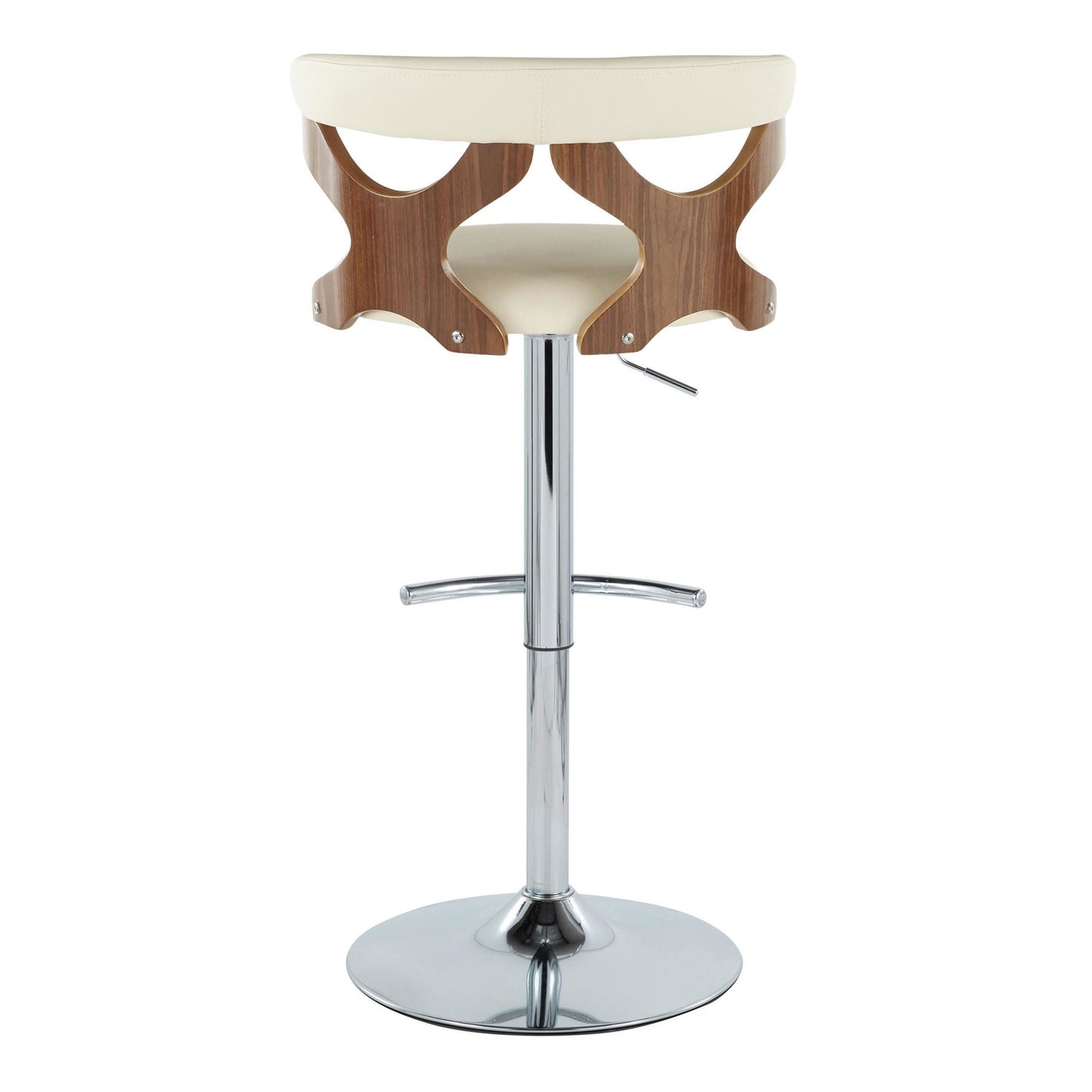 Gardenia Adjustable Barstool - Set of 2 By LumiSource - BS-GARDPU-RT2 CHRNACR2 | Bar Stools | Modishstore - 20