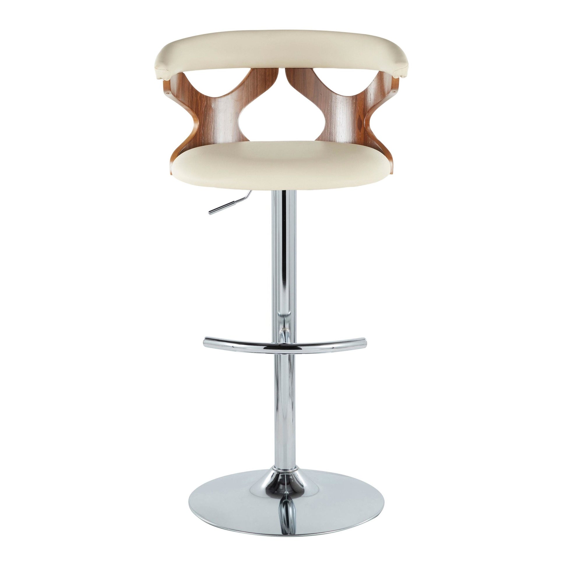 Gardenia Adjustable Barstool - Set of 2 By LumiSource - BS-GARDPU-RT2 CHRNACR2 | Bar Stools | Modishstore - 19