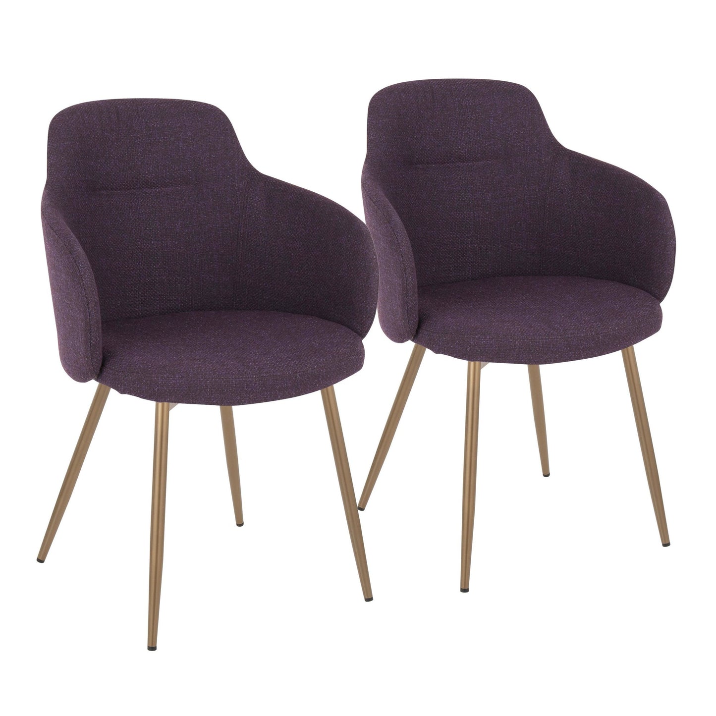 Boyne Chair - Set of 2 By LumiSource - CH-BOYNEFB-HLC2 ANCUCR2 | Dining Chairs | Modishstore - 17